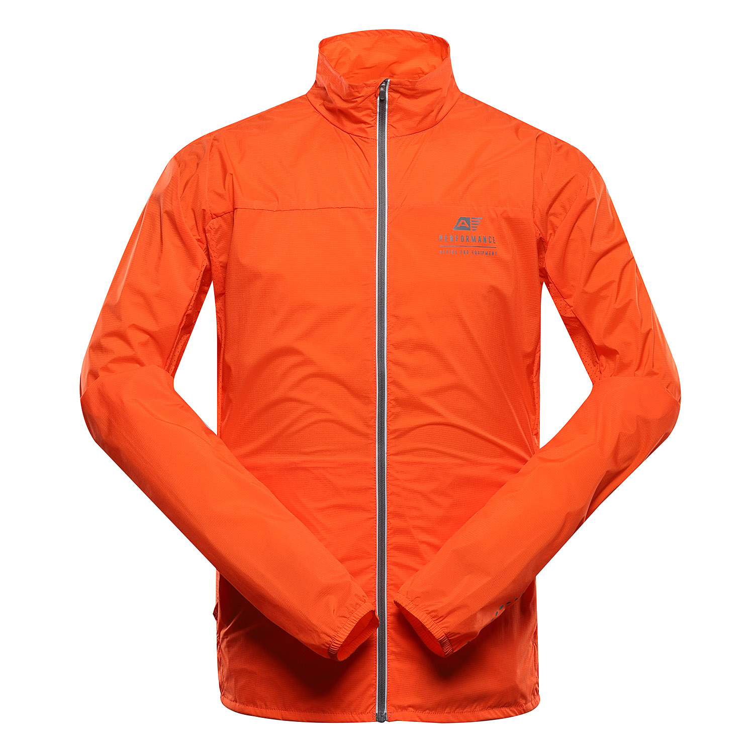 Men's Ultralight Jacket With Impregnation ALPINE PRO SPIN Spicy Orange