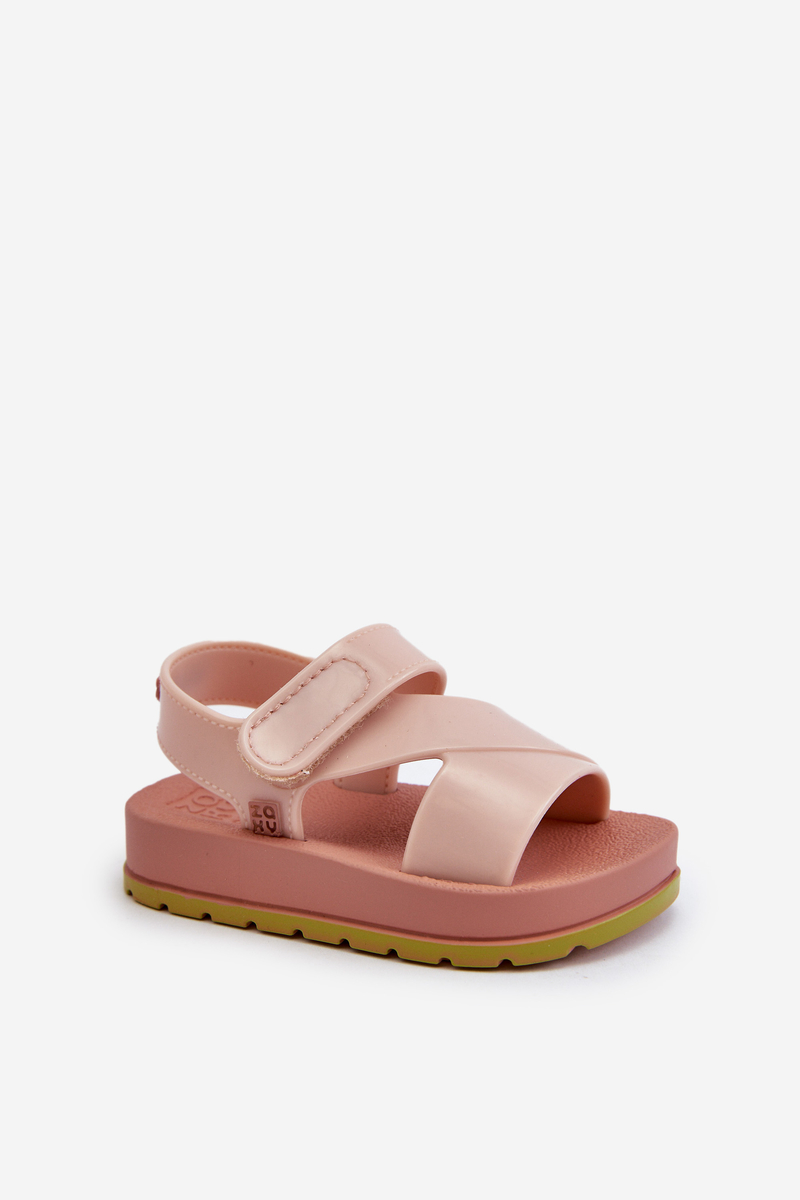 Children's Velcro Sandals Scented ZAXY Light Pink