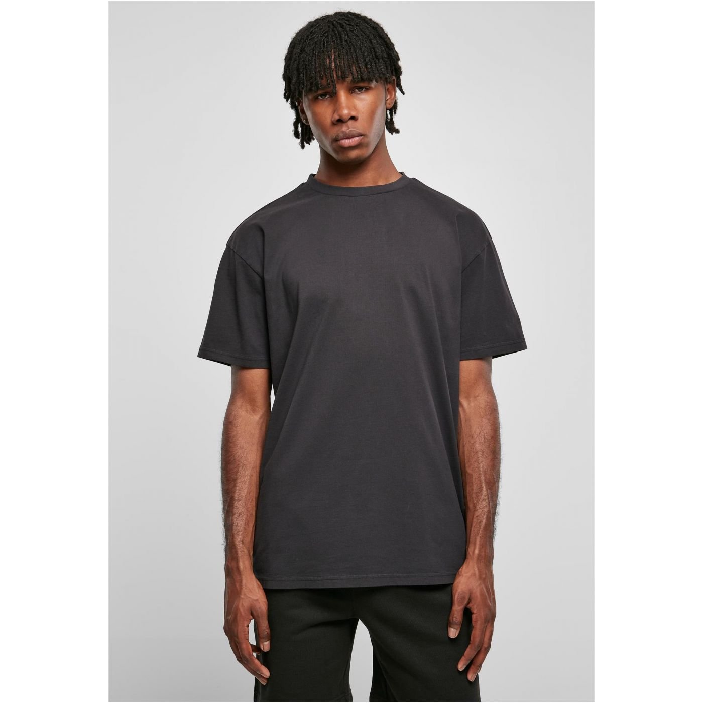 Heavy Oversized Garment Dye Tee Black