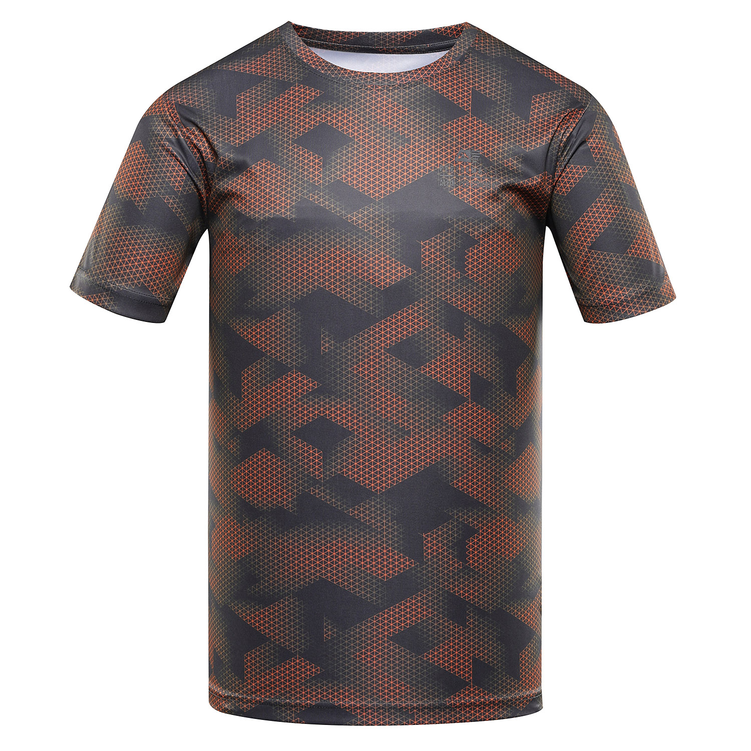 Men's functional T-shirt ALPINE PRO QUATR neon shocking orange variant pb