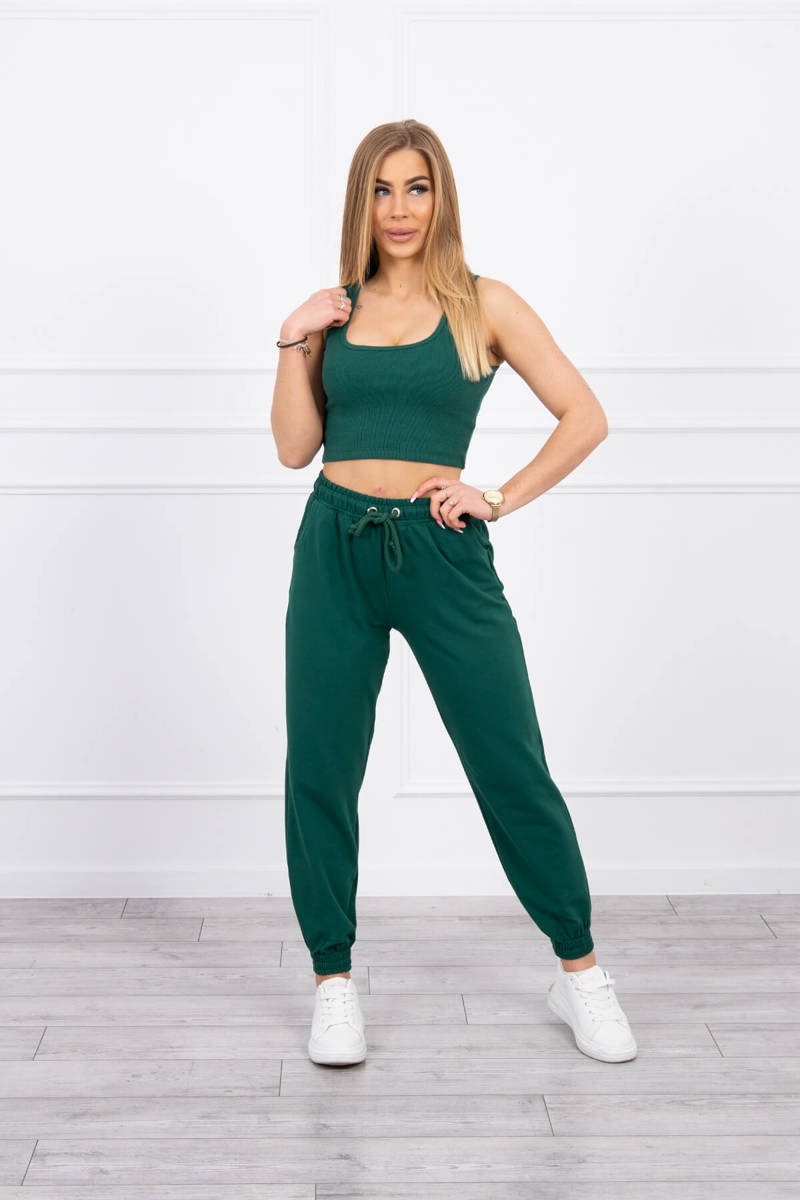 Set top+trousers green