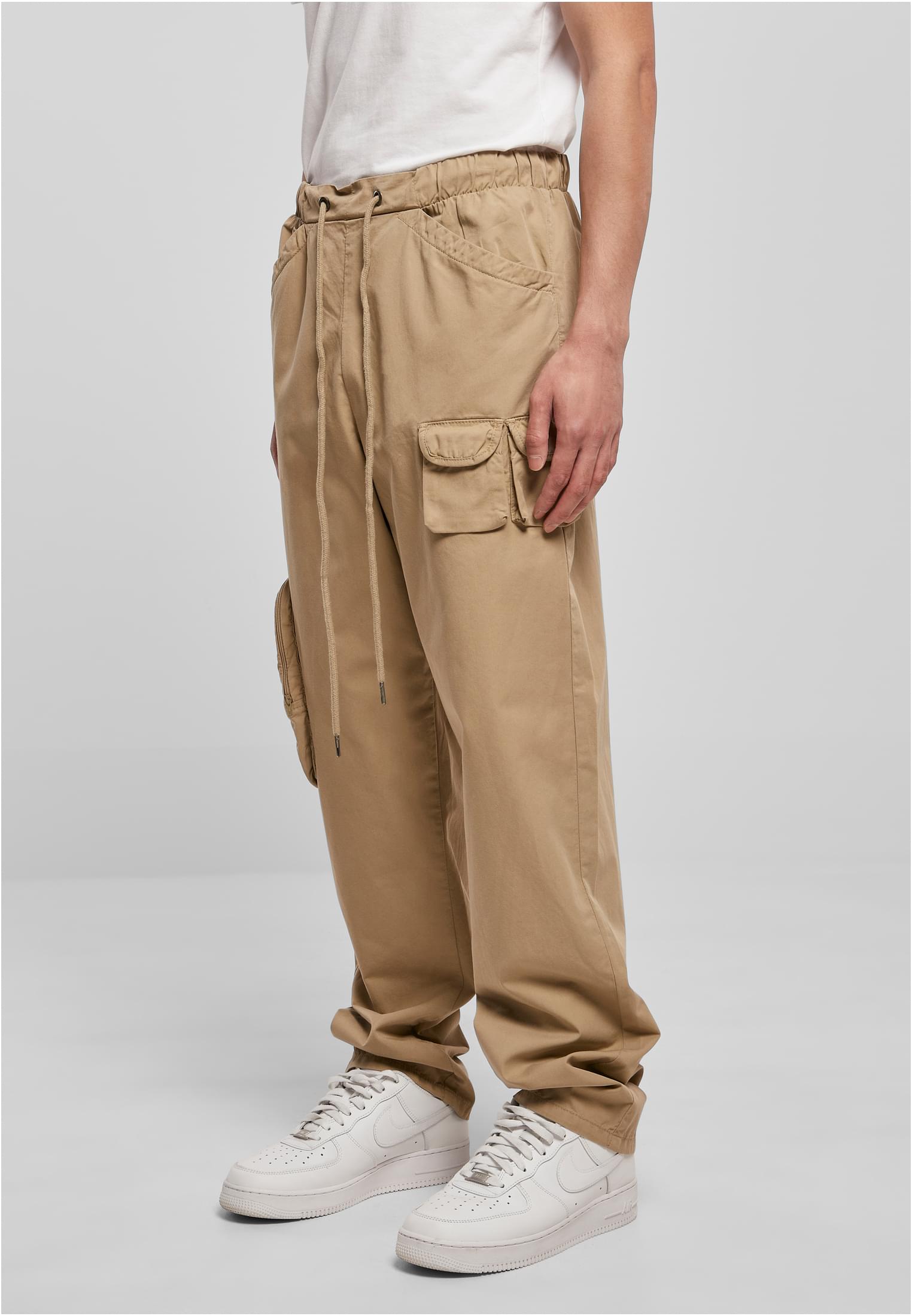 Asymmetrical Union Trousers Beige