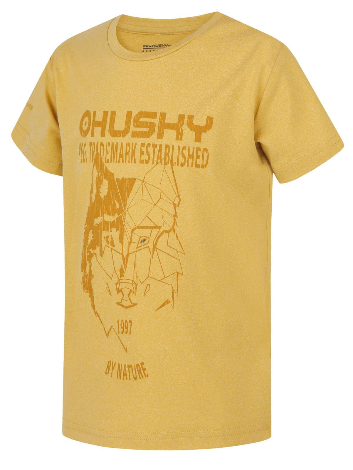 Children's functional T-shirt HUSKY Tash K yellow