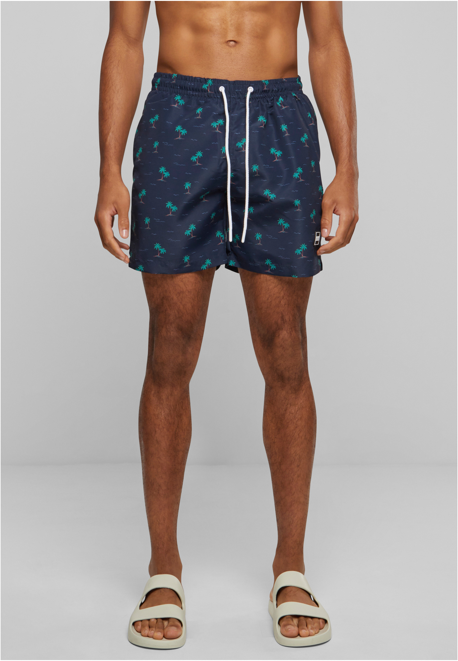 Swimming shorts pattern island aop