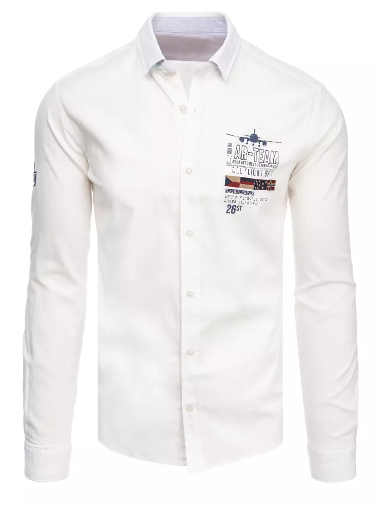 Men's Ecru Shirt Dstreet