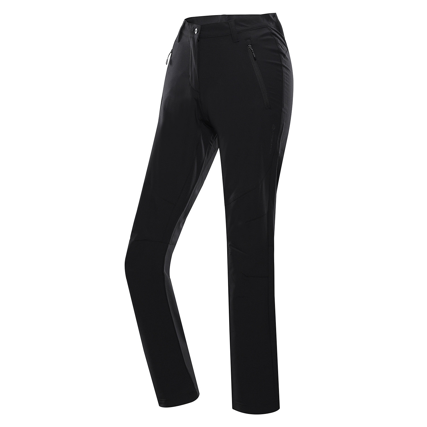 Women′s softshell pants ALPINE PRO NUTTA black - čierna