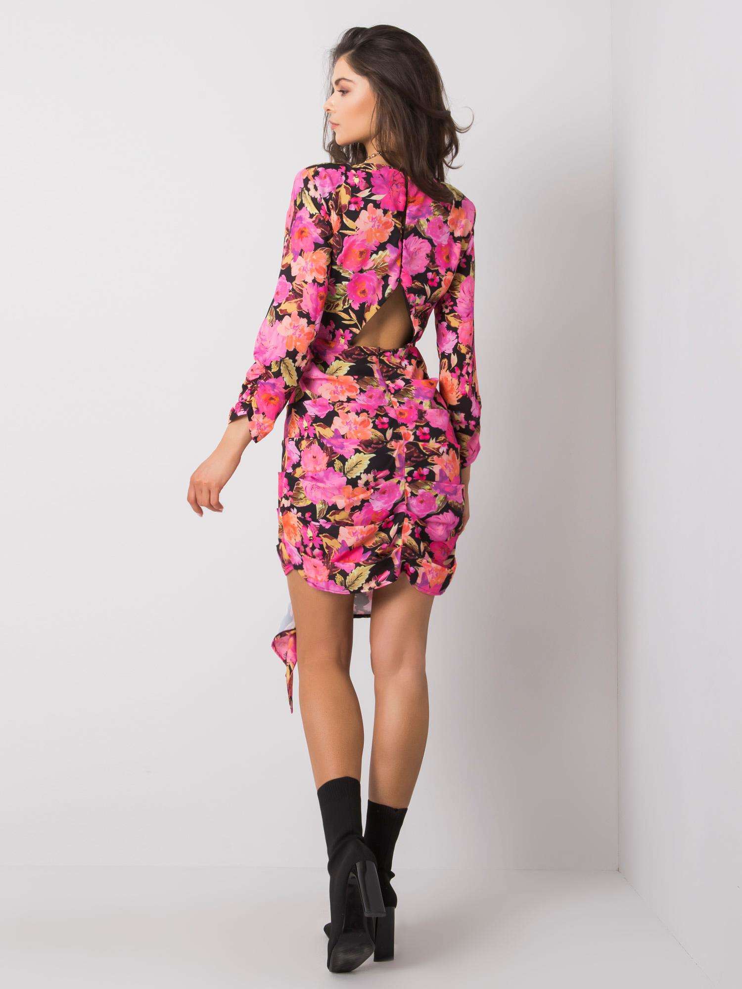 RUE PARIS Rochie asimetrică roz