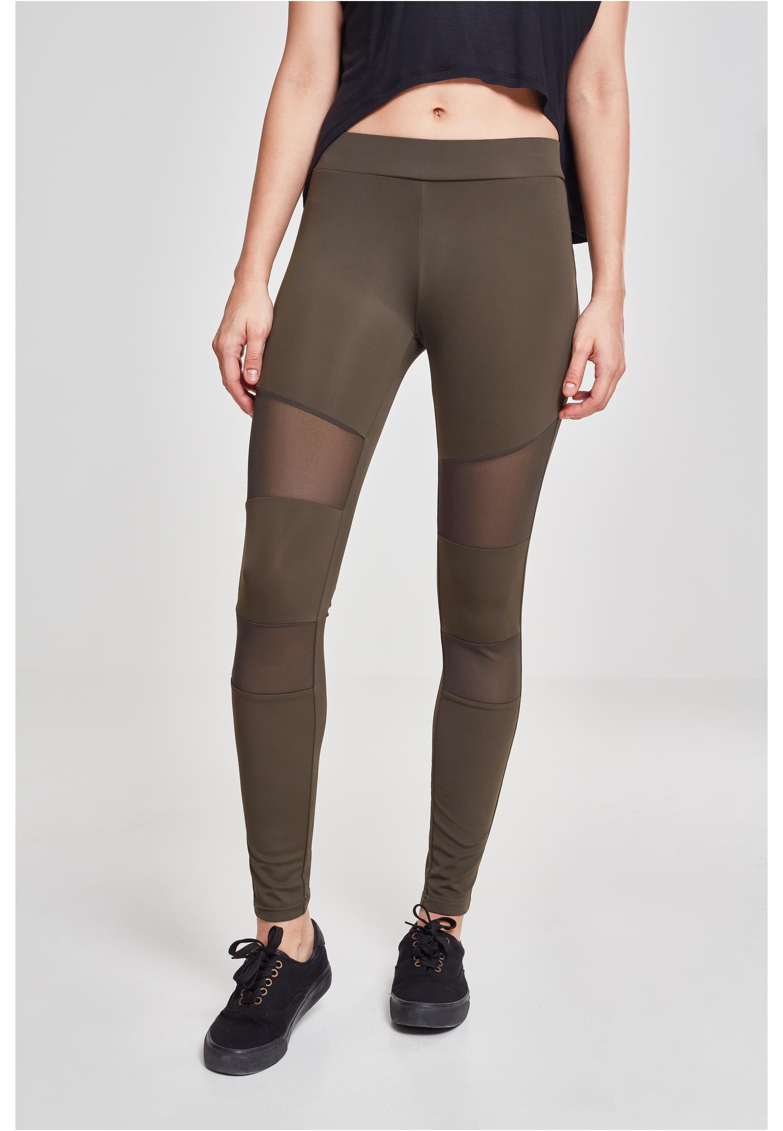 Doamnelor Tech Mesh Jambiere darkolive