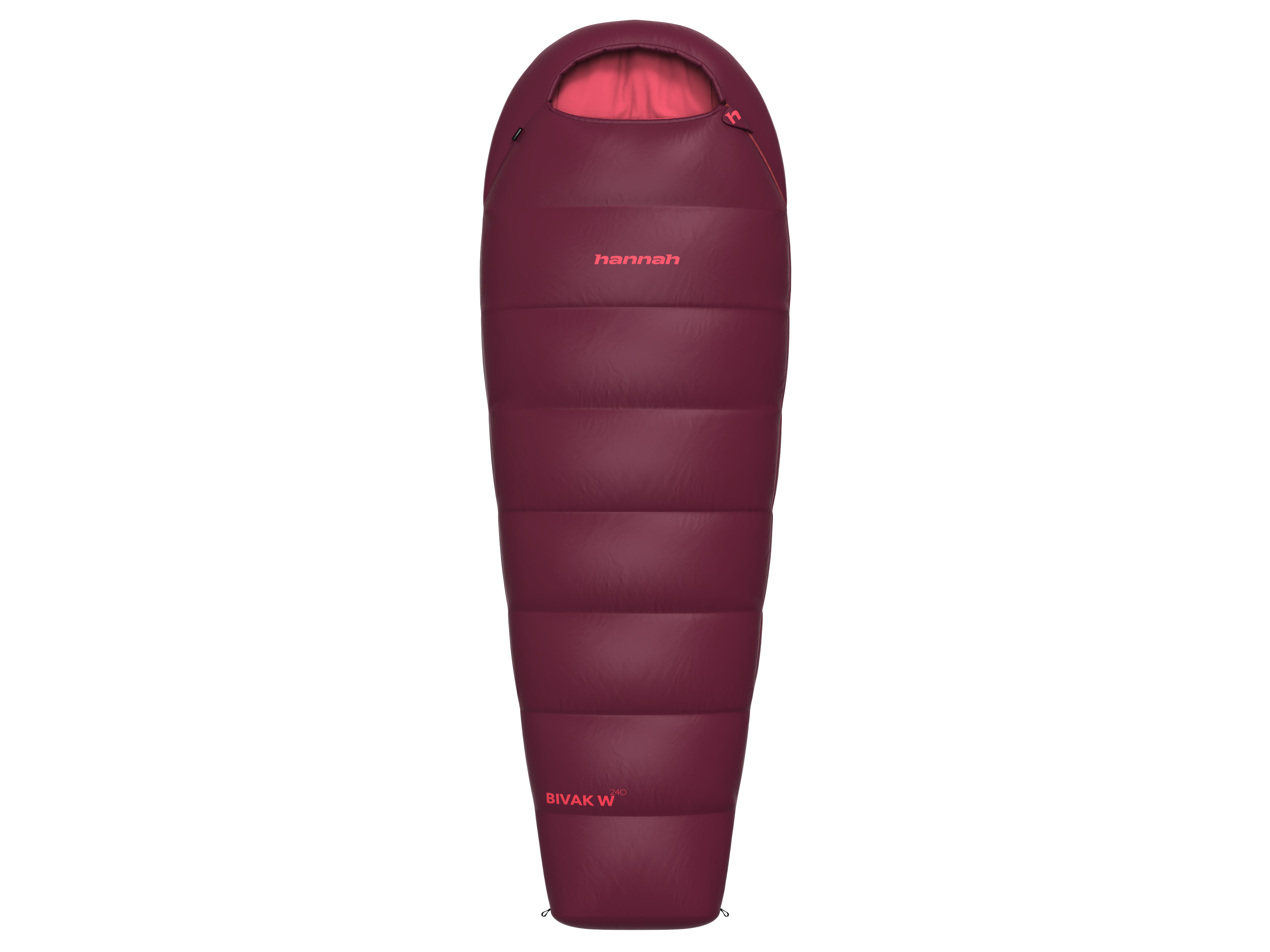 Lightweight sleeping bag Hannah BIVAK W 240 rhododendron/poppy red II