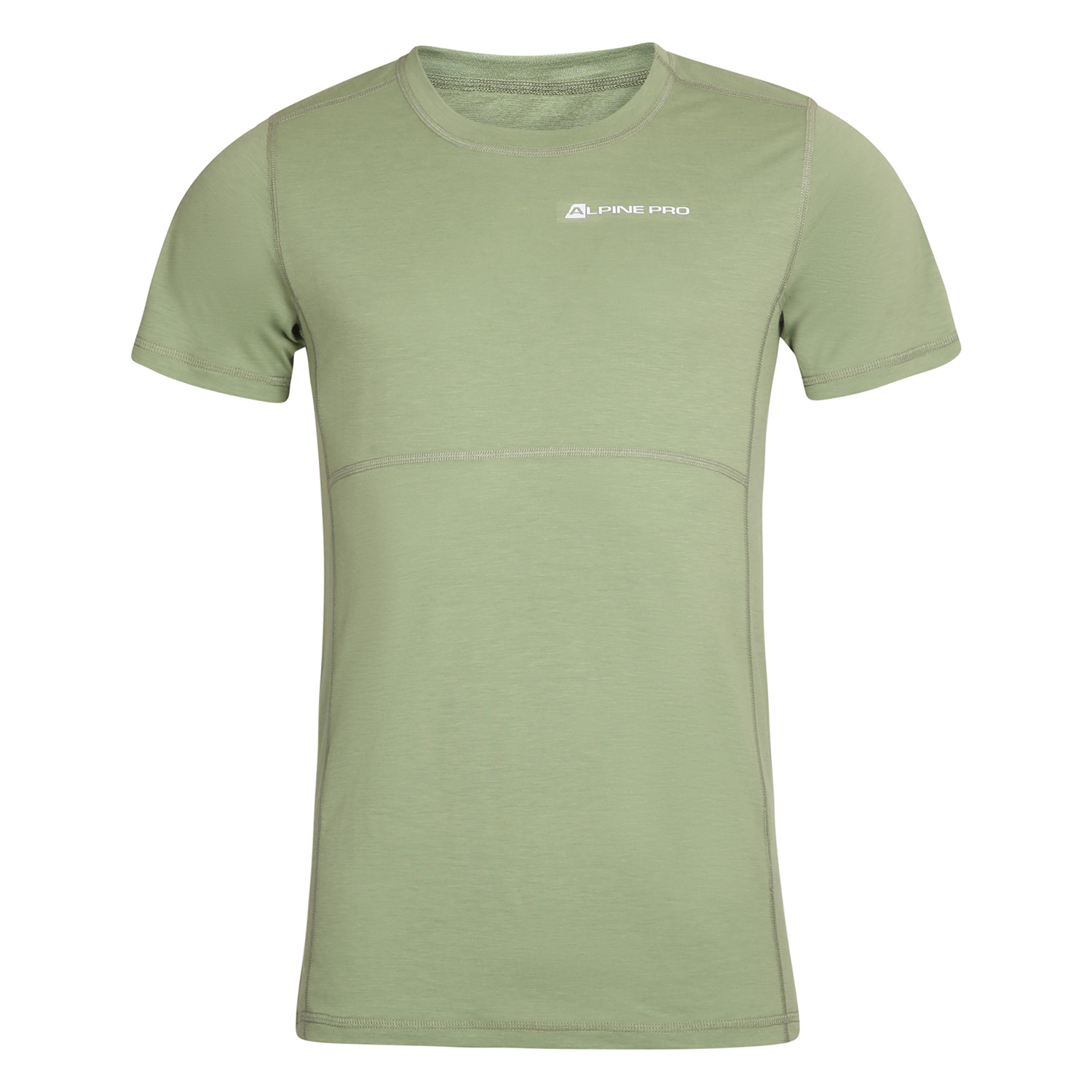 Men's Merino Wool T-shirt ALPINE PRO HUR Aspen Green