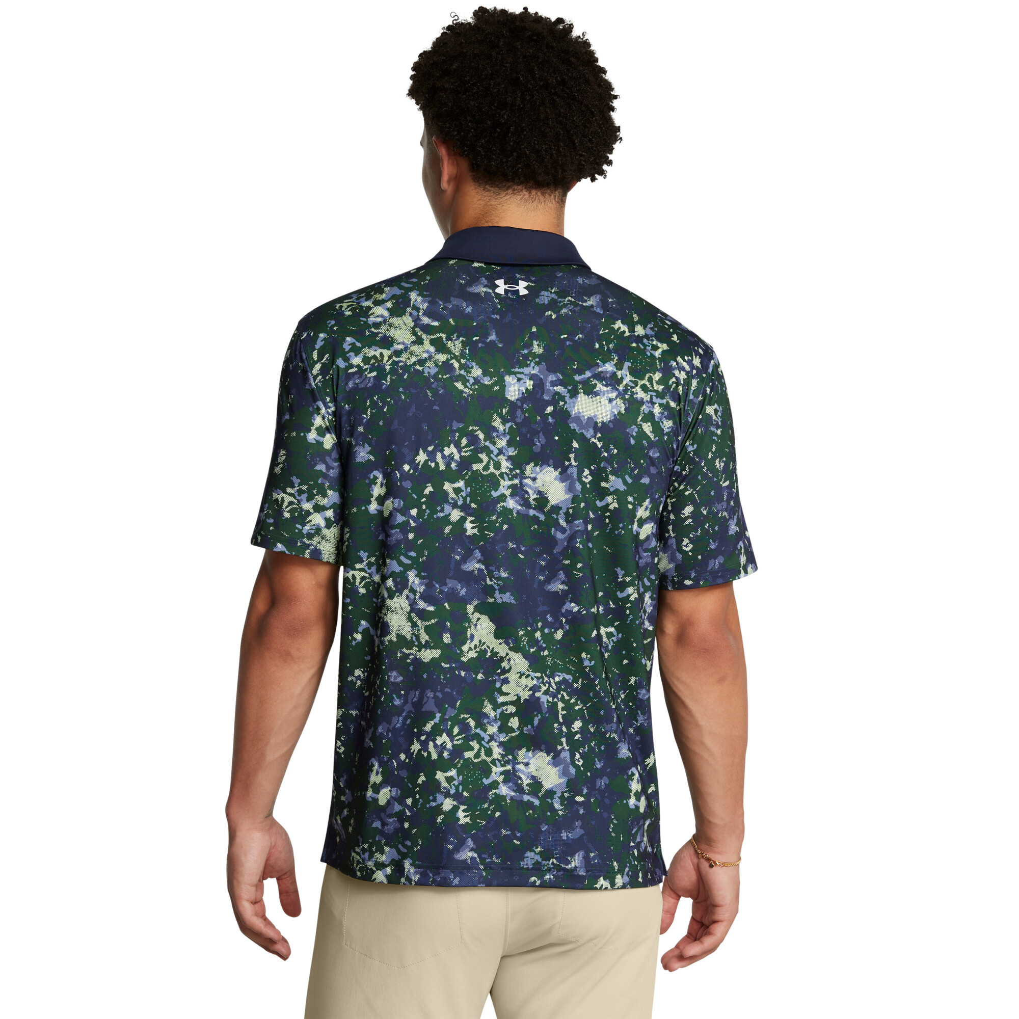 UA T2G Printed Polo-GRN