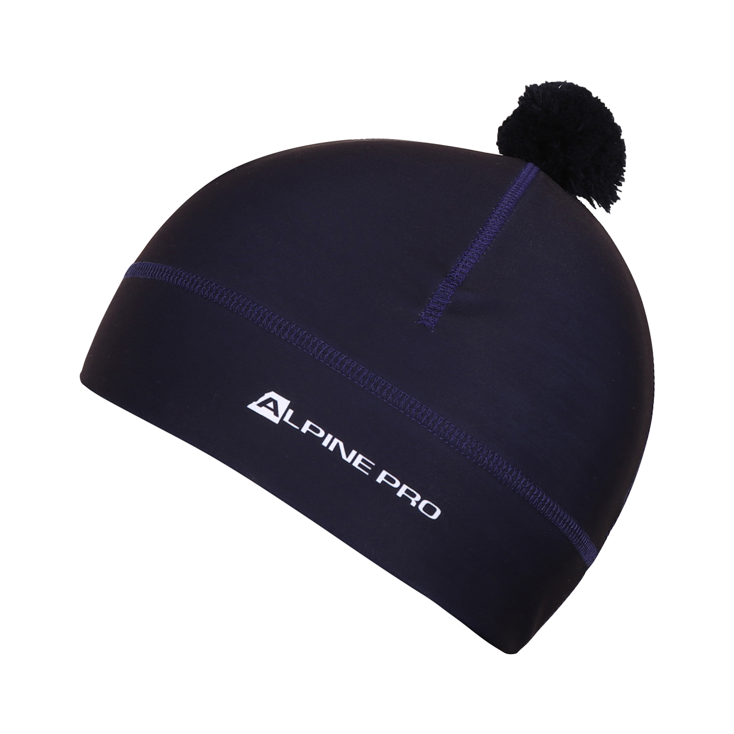 Functional cap with pompom ALPINE PRO ABERE navy