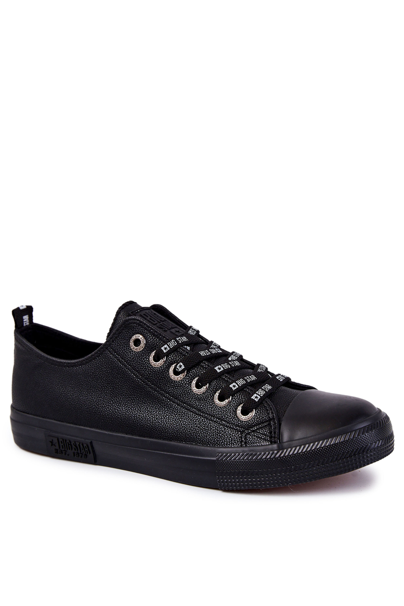 men-s-leather-sneakers-big-star-kk174053-black