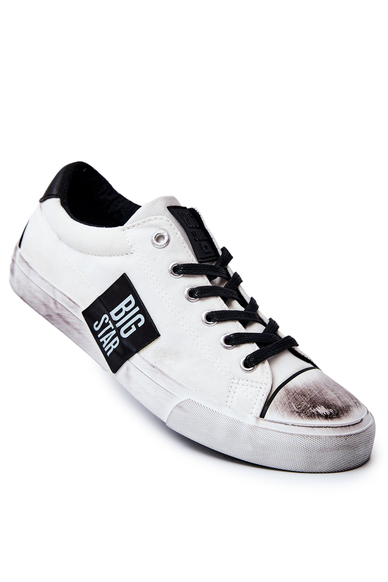 Levně Men's Sneakers BIG STAR JJ174248 White and Black
