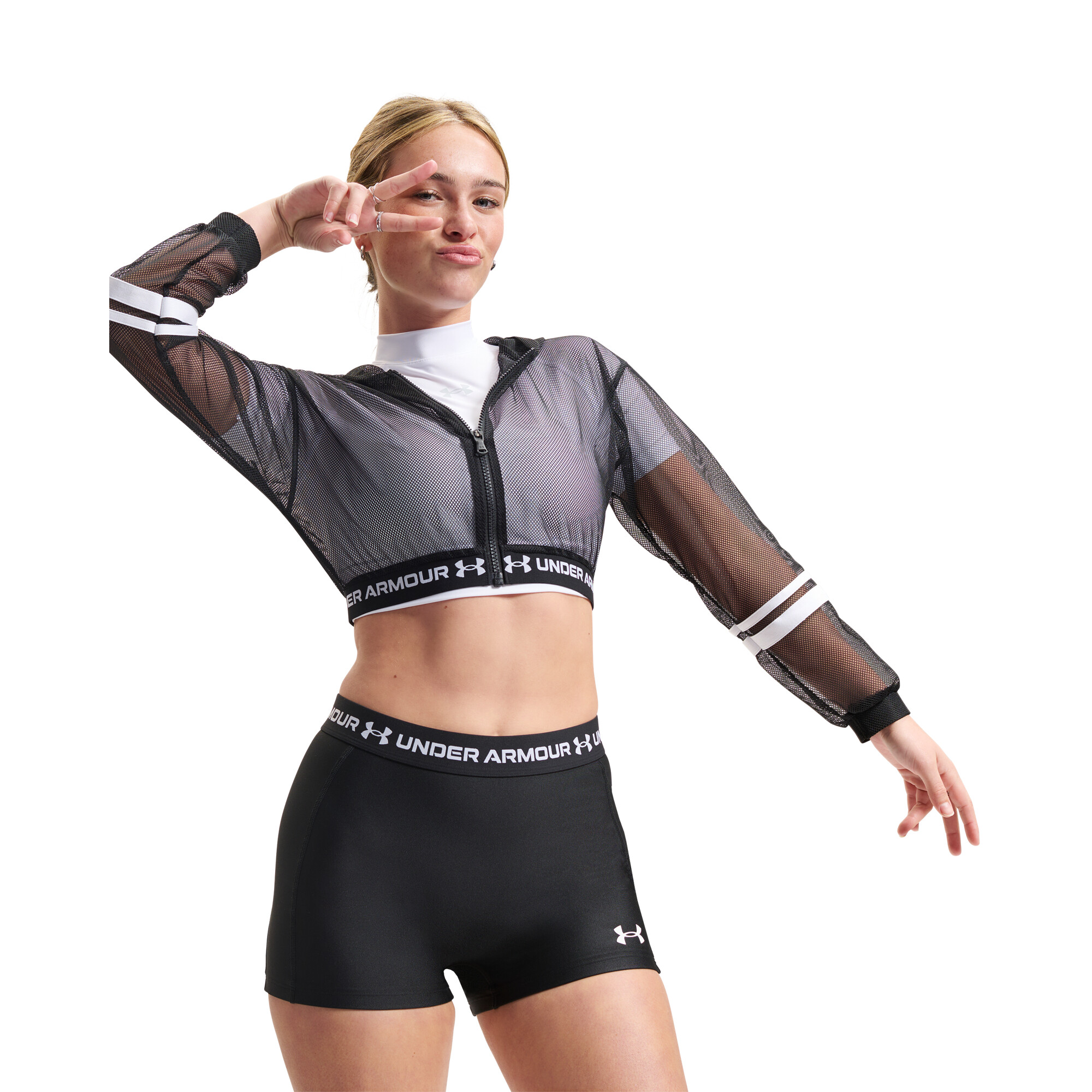 Дамски спортни шорти Under Armour HeatGear Shorty