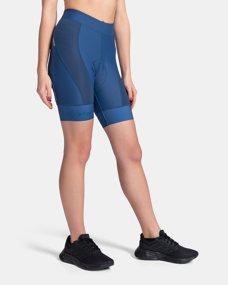Women's Cycling Shorts KILPI PRESSURE-W Dark Blue