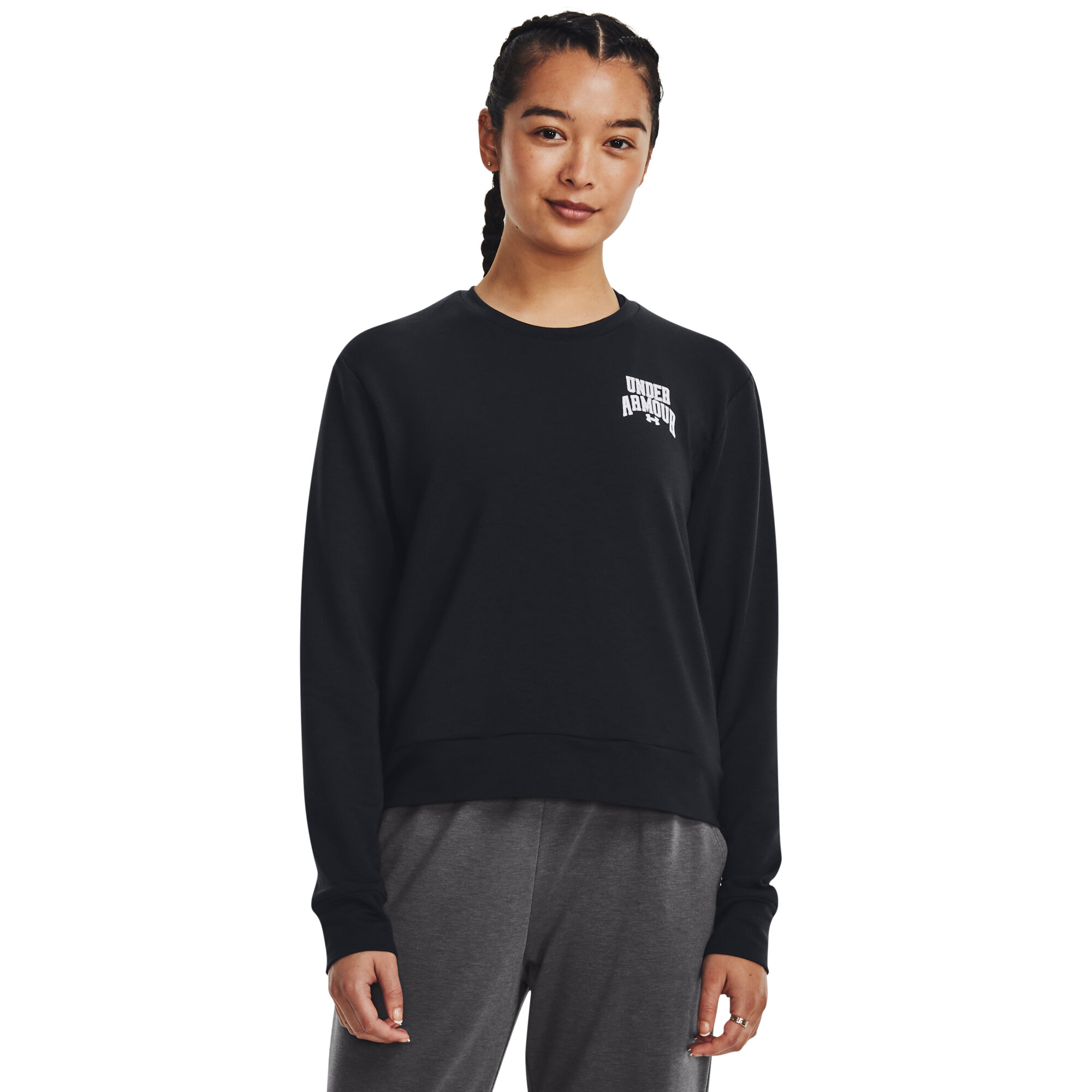Women's Under Armour Rival Terry Graphic Crew Sweatshirt
