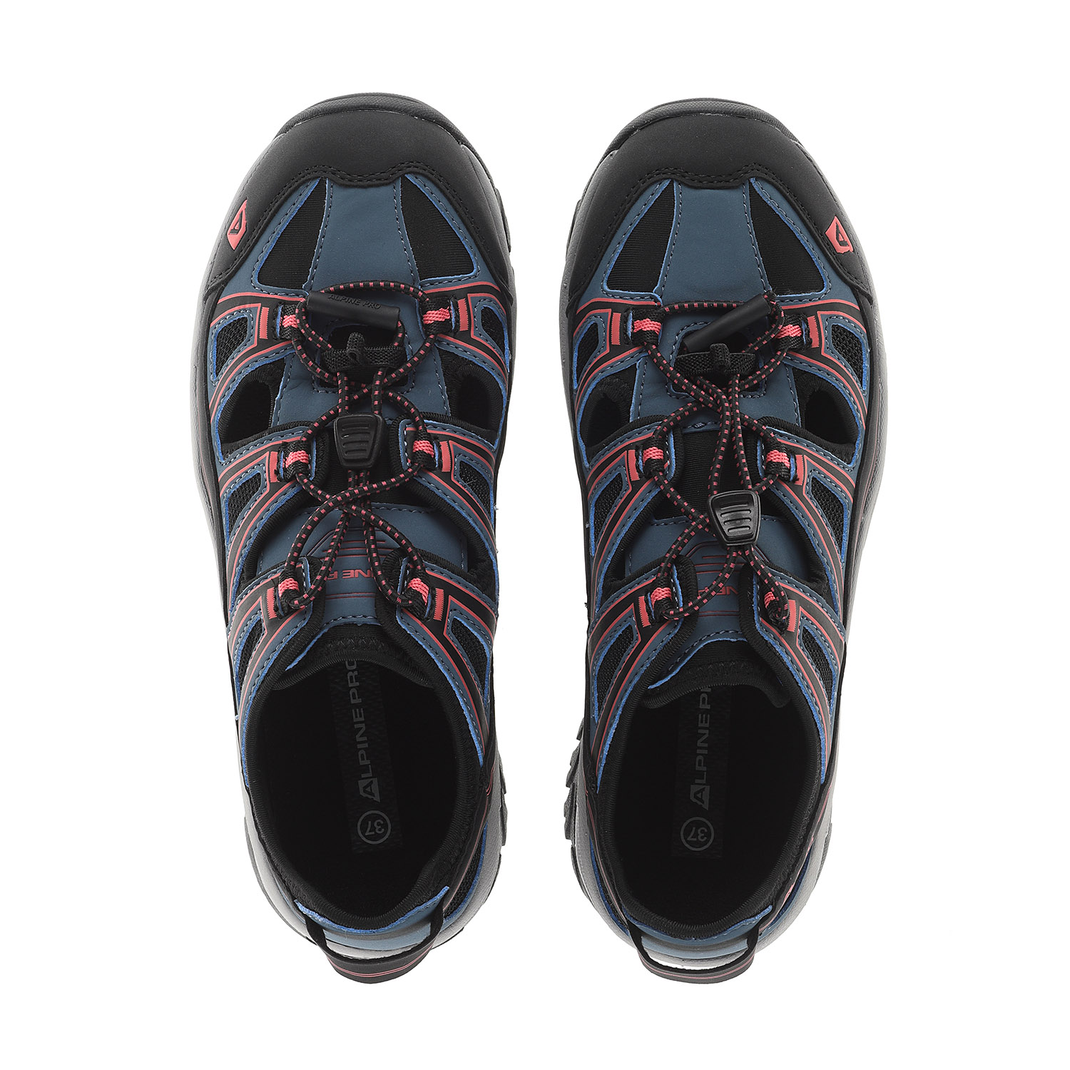 Summer outdoor sandals with air flow ALPINE PRO NUBRE vallarta blue