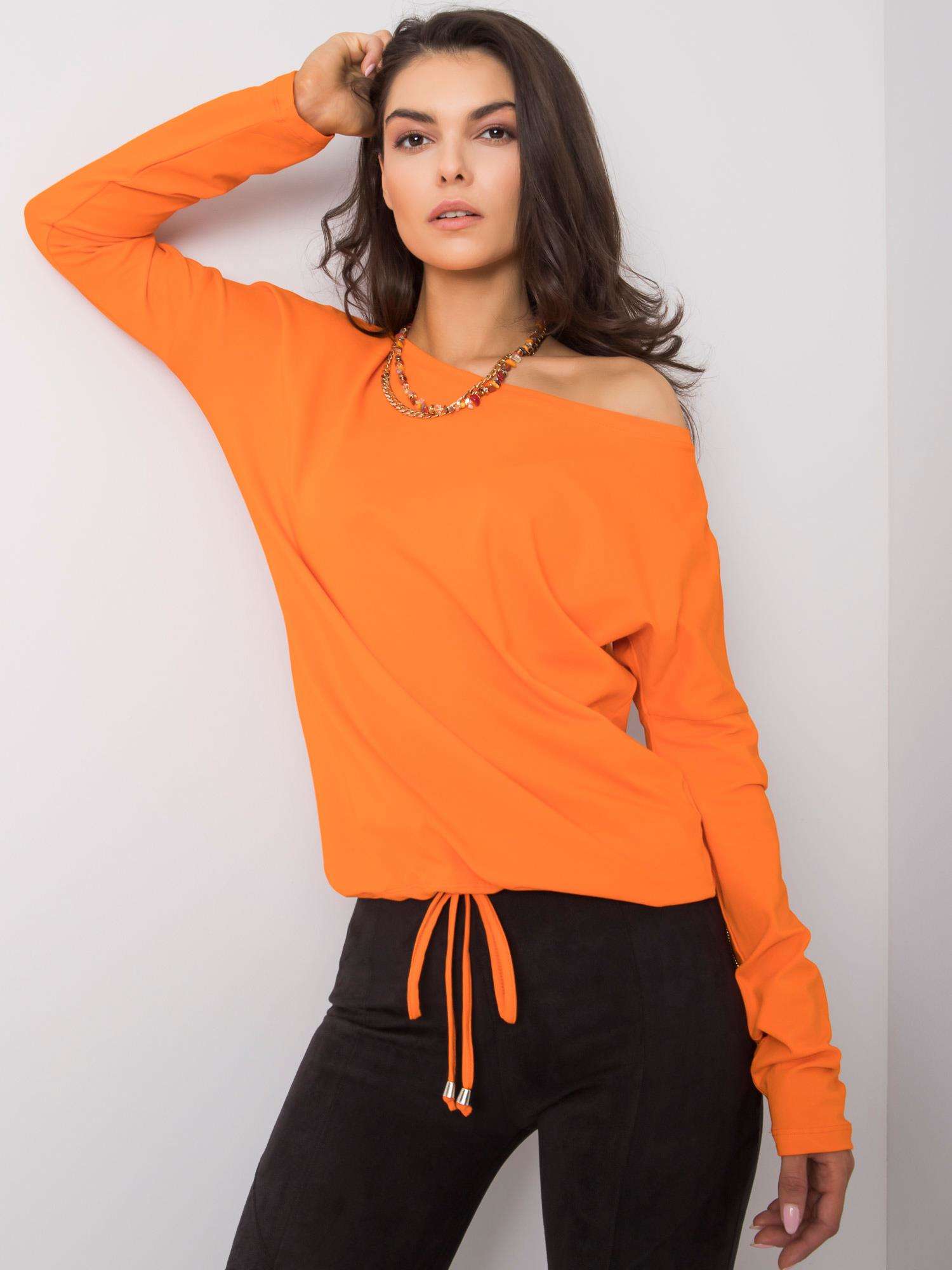 Basic Orange Blouse