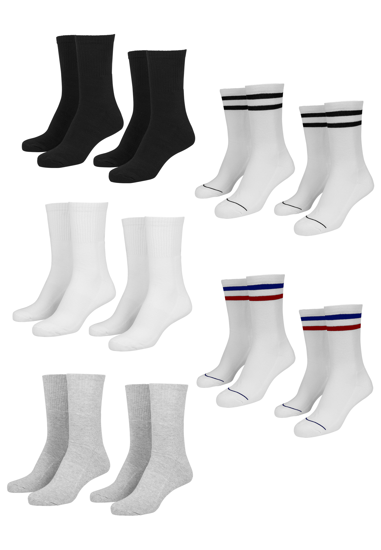 Športové ponožky 10-pack
