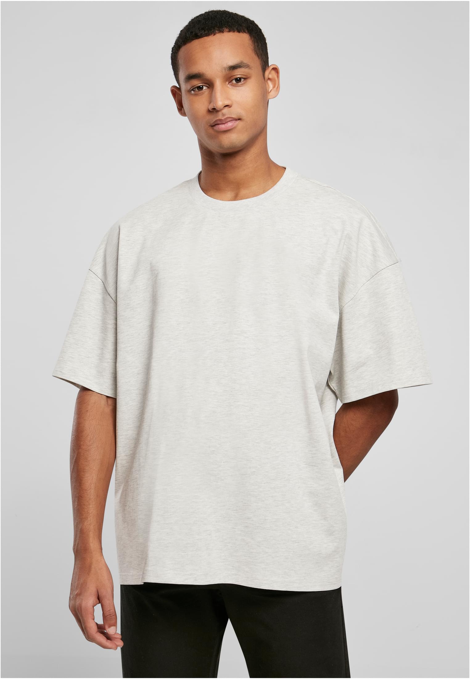 Ultra Heavy Oversized T-shirt In Light Grey Color