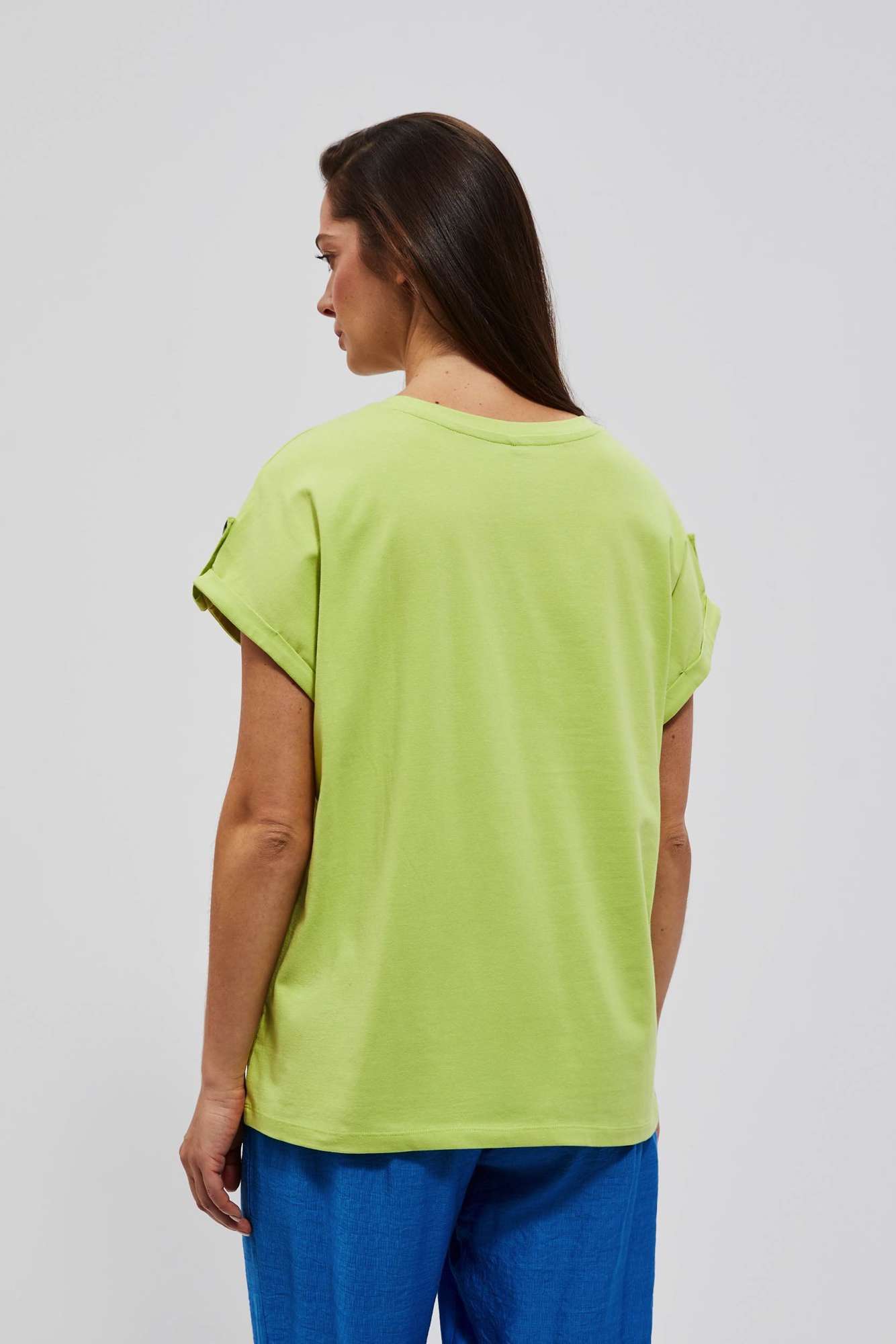 WOMEN'S T-SHIRT L-TS-4086 L.Green