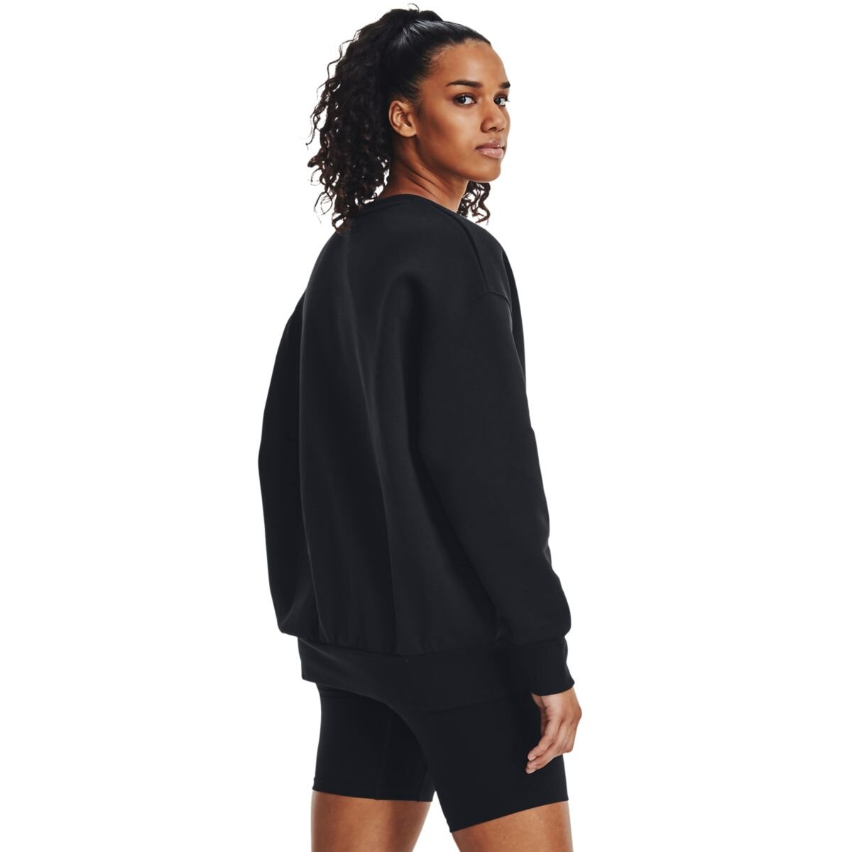 Women&#039;s oversized sweatshirt Under Armour Essential Flc OS Crew