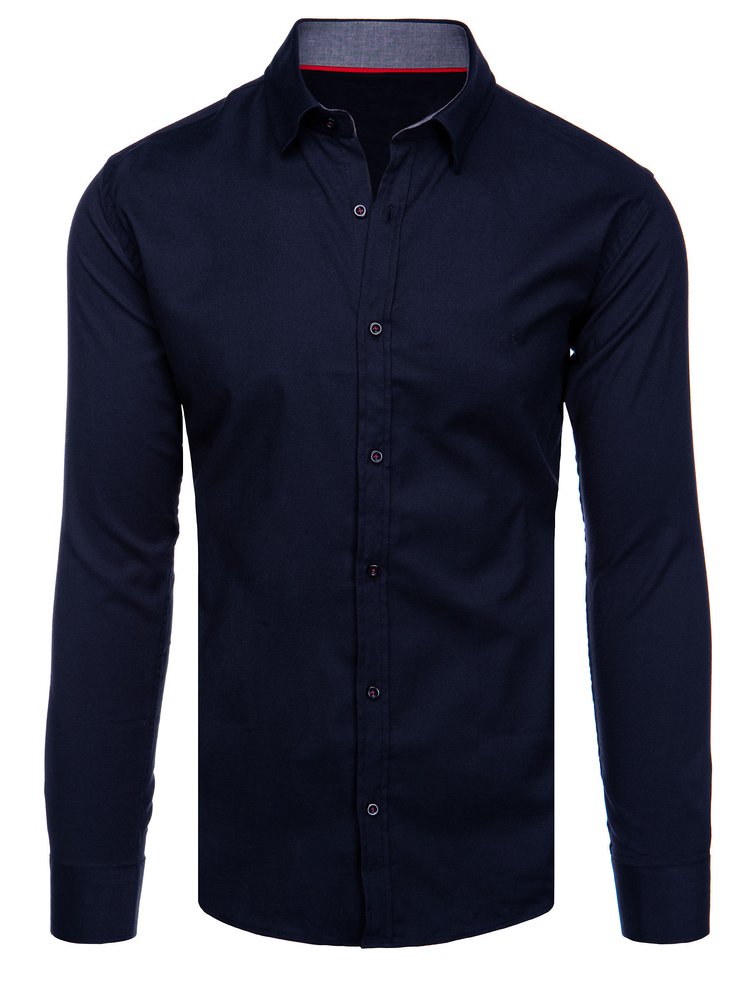 Elegant Dark Blue Men's Shirt Dstreet