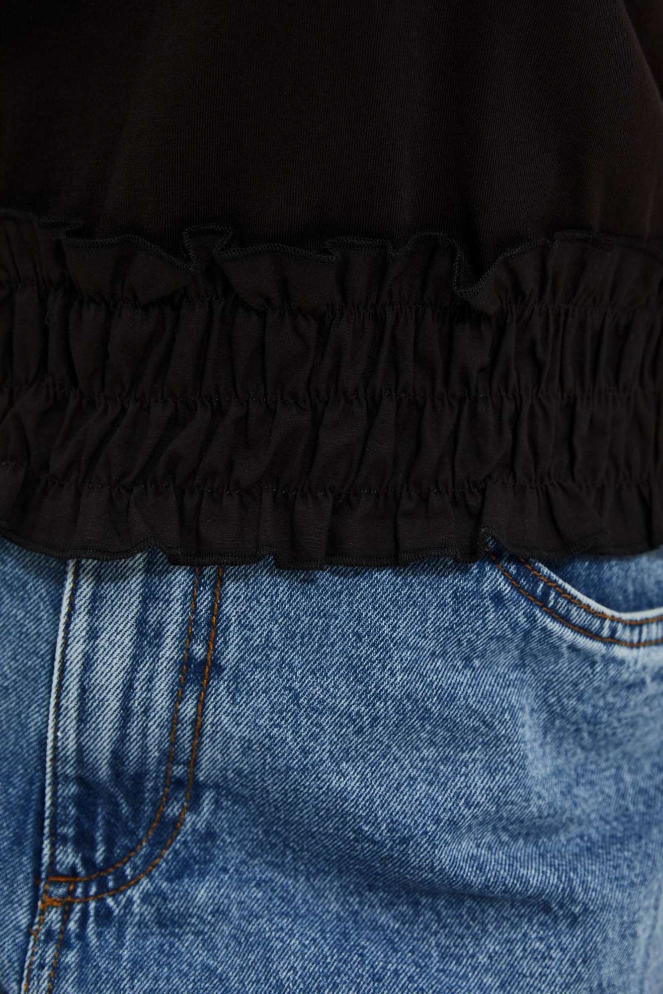 WOMEN'S T-SHIRT L-TS-4090 BLACK