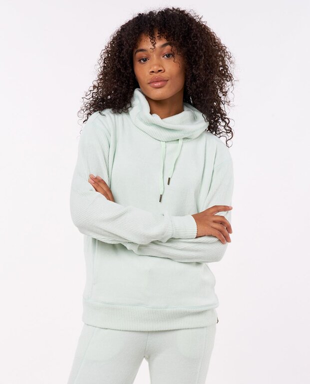 Levně Mikina Rip Curl COSY II ROLL NECK Mint Marle