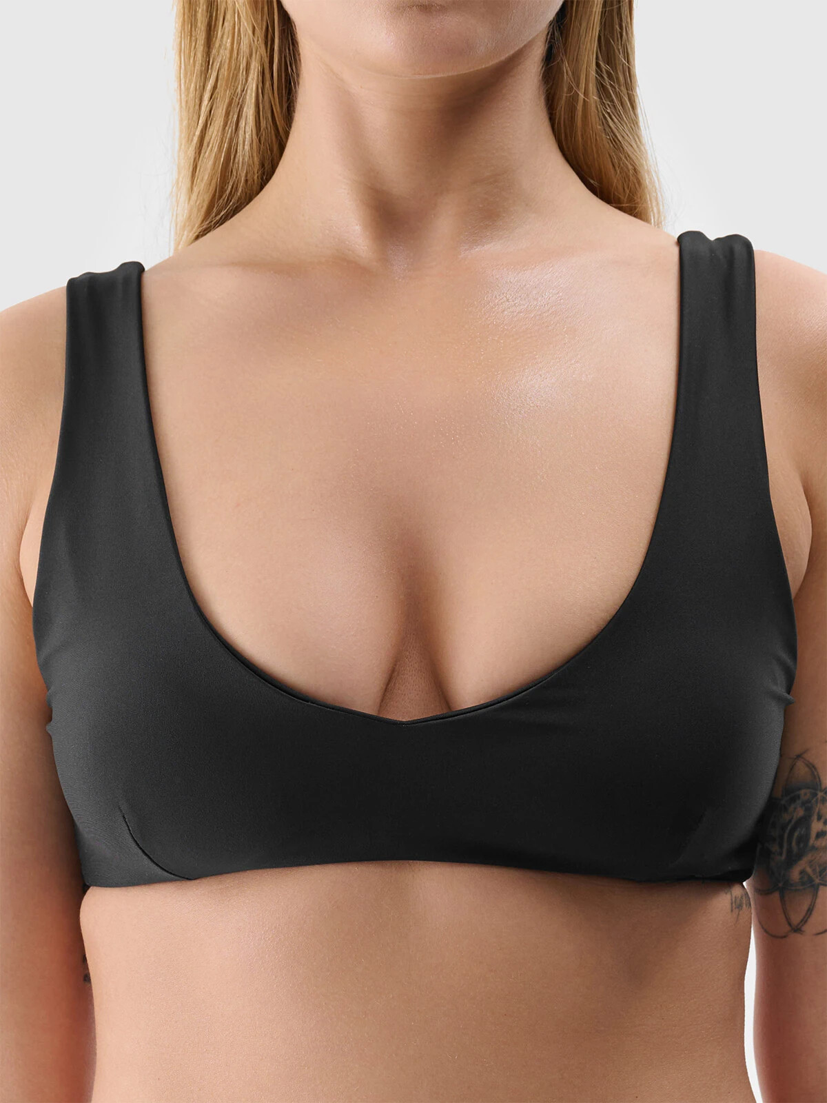 Women's bikini top 4F - black