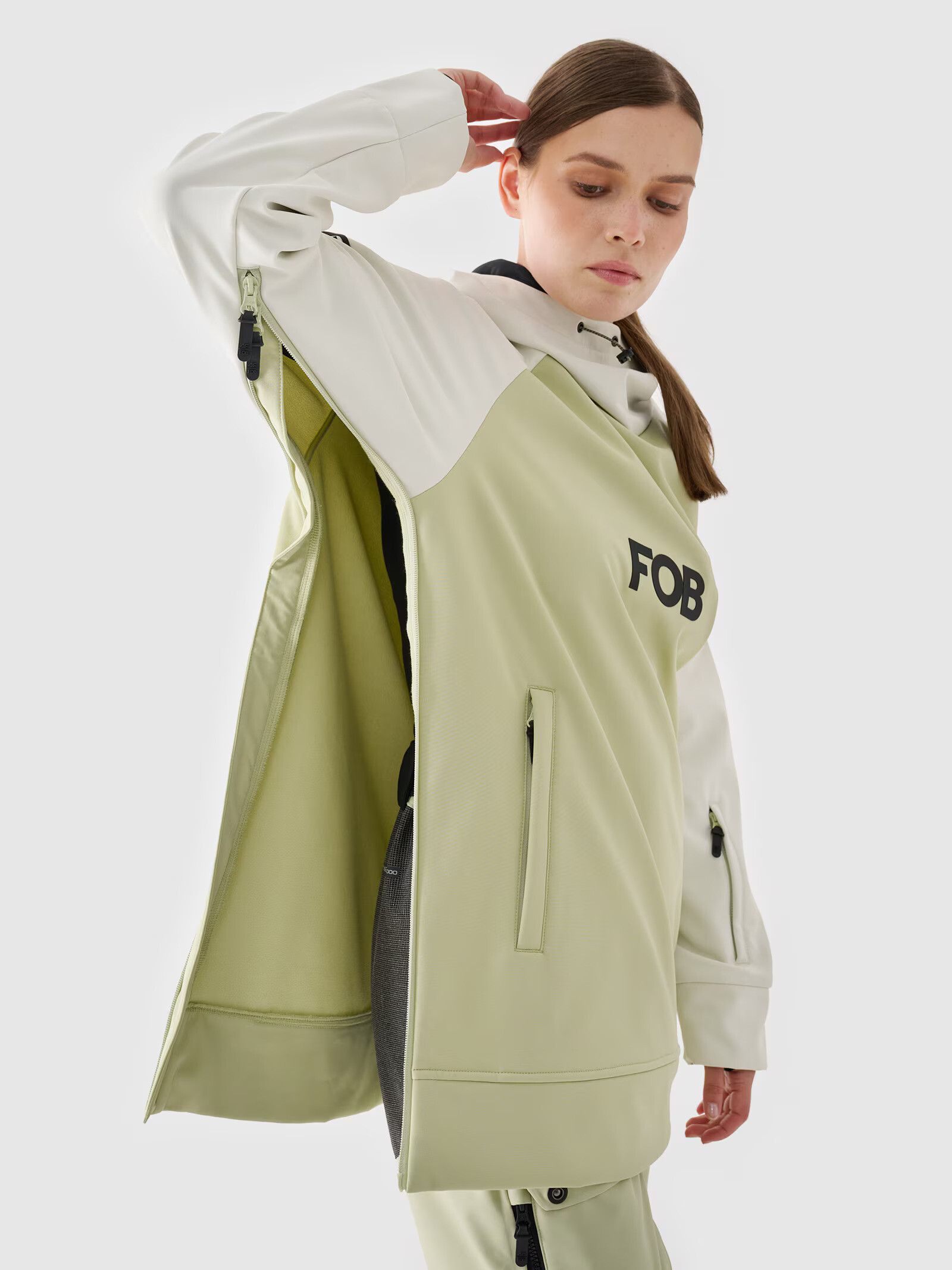 Women&#039;s snowboard sweatshirt 4F