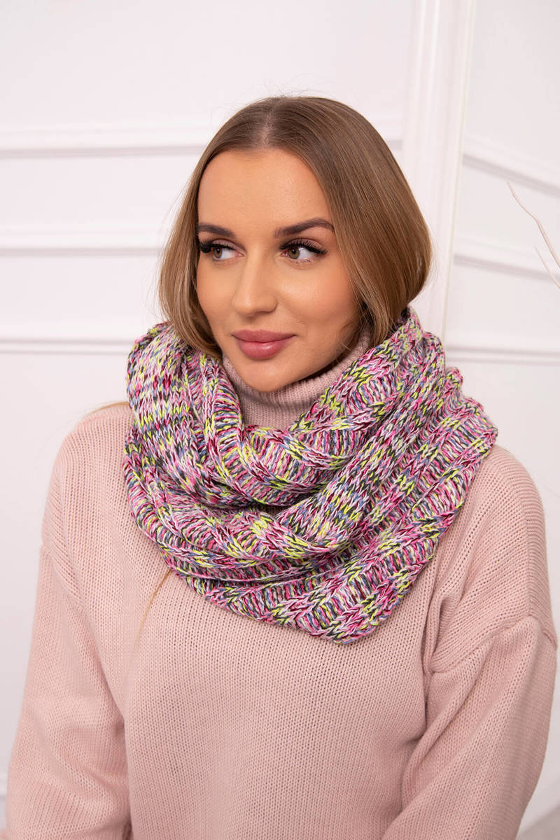 KN15 Ladies chimney pink+neon yellow