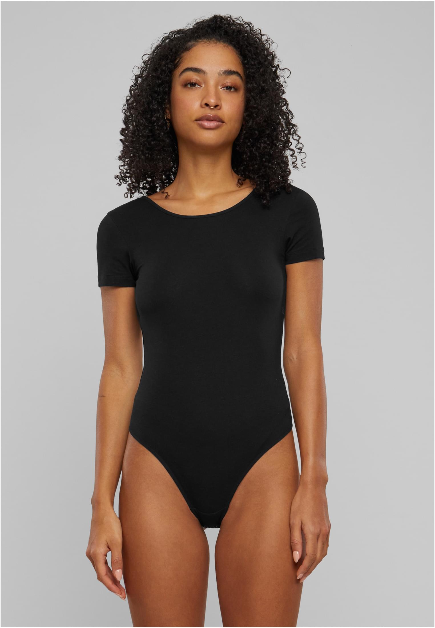 Women's Organic Stretch Jersey Body - Black