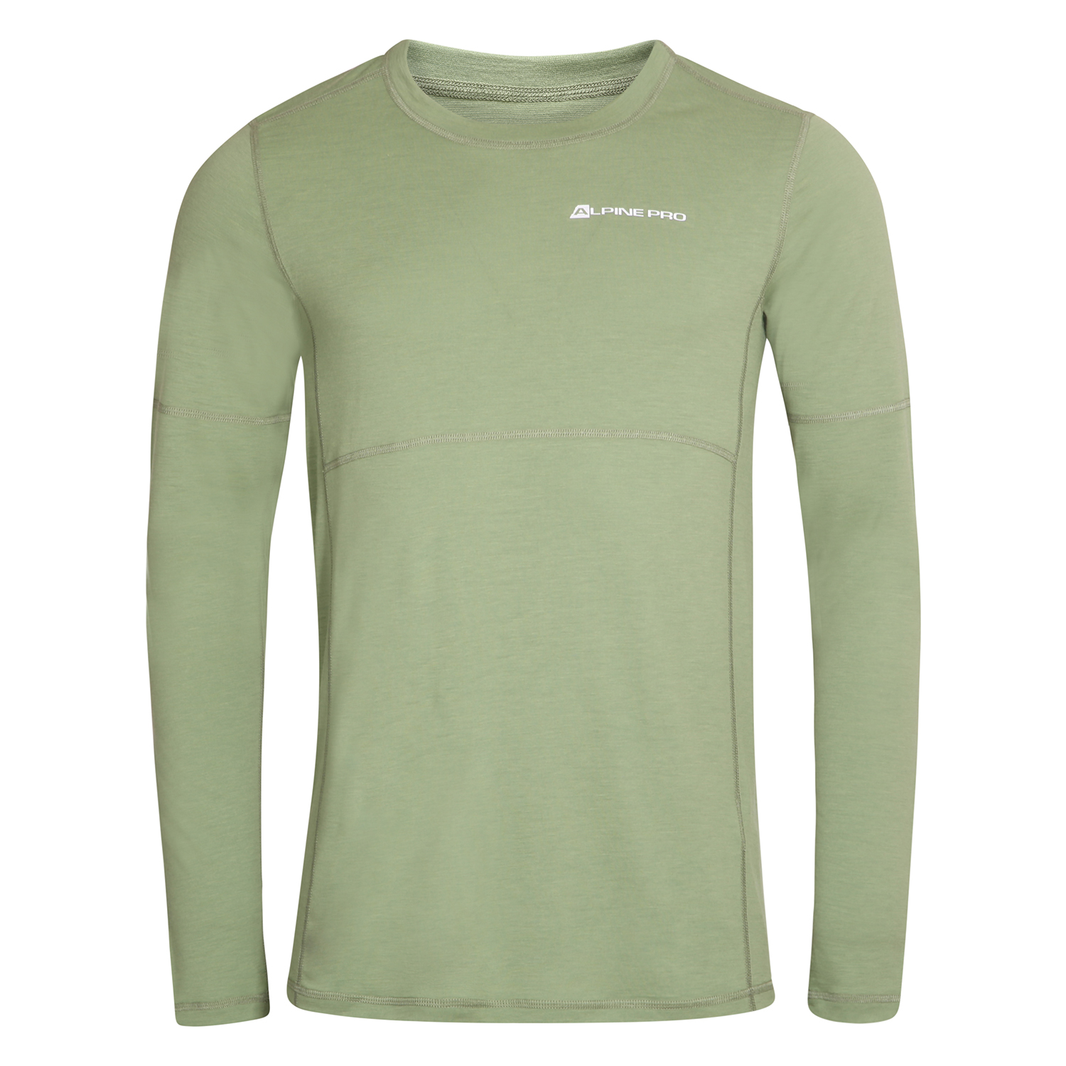 Men's merino wool T-shirt ALPINE PRO CEDRON aspen green variant pa