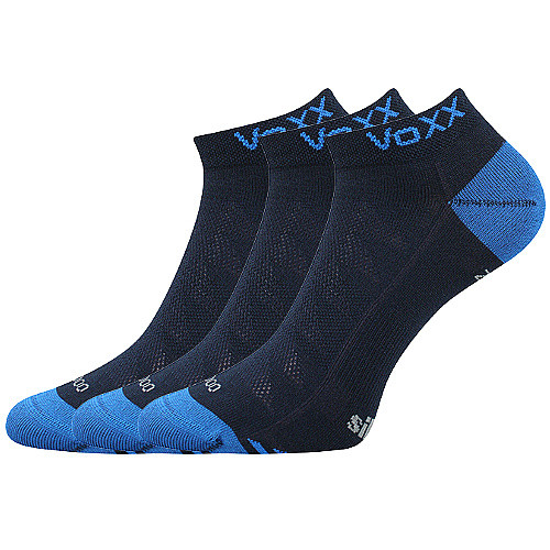 Levně 3PACK ponožky VoXX bambusové tmavě modré