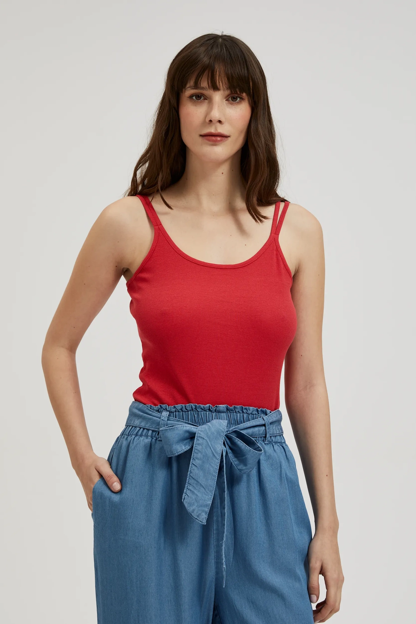 Women's Tank Top MOODO - Red