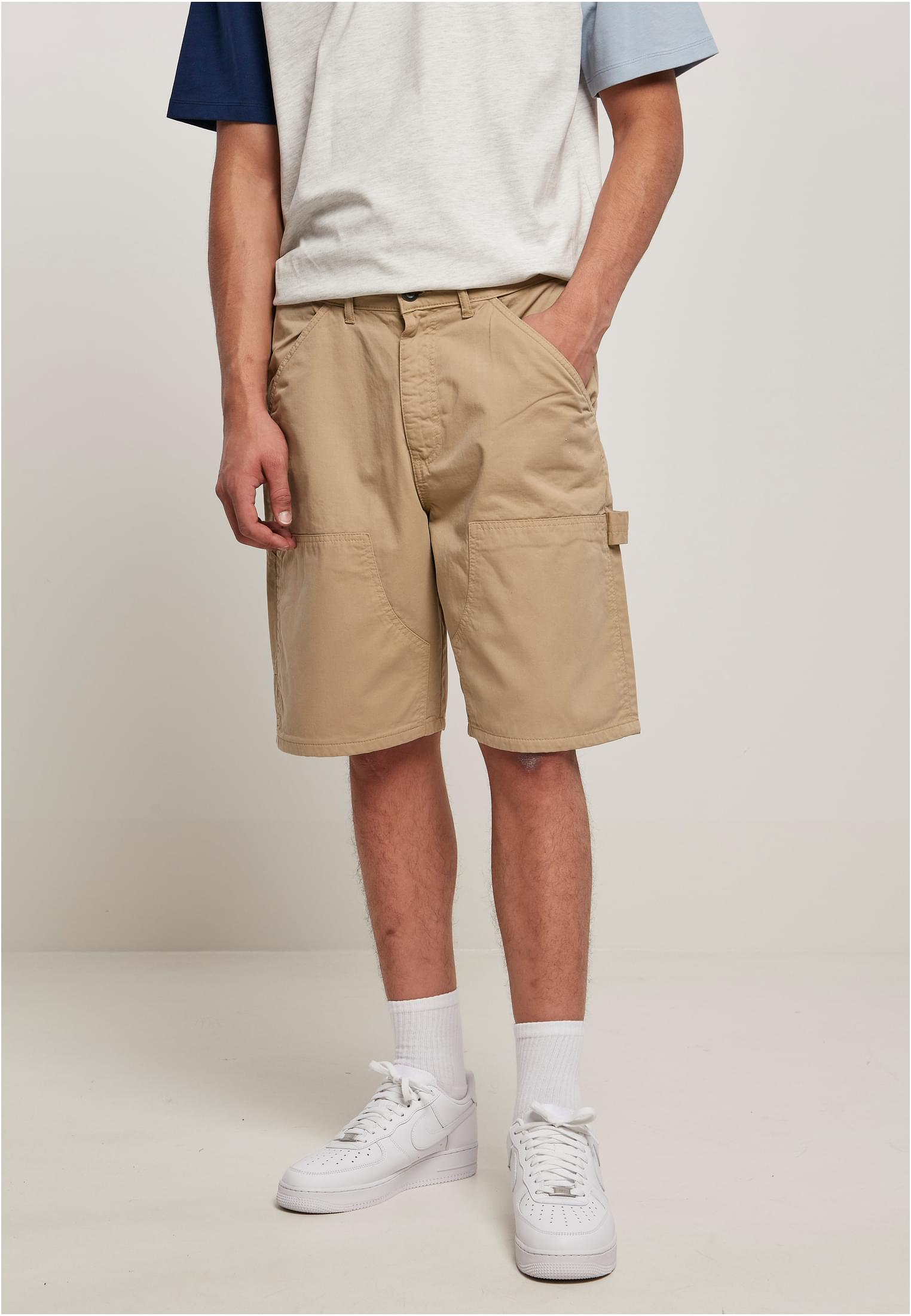 Double Knee Carpenter Shorts Unionbeige