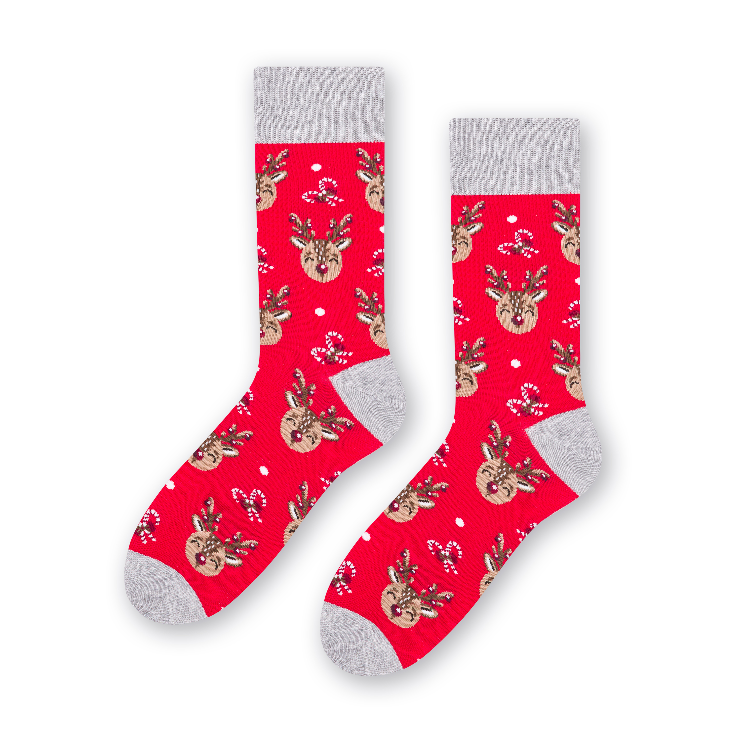 Socks 136-100 Red Red