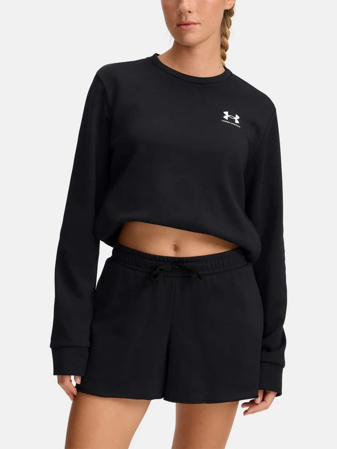 Womens Under Armour Rival Terry Crew Sweatshirt