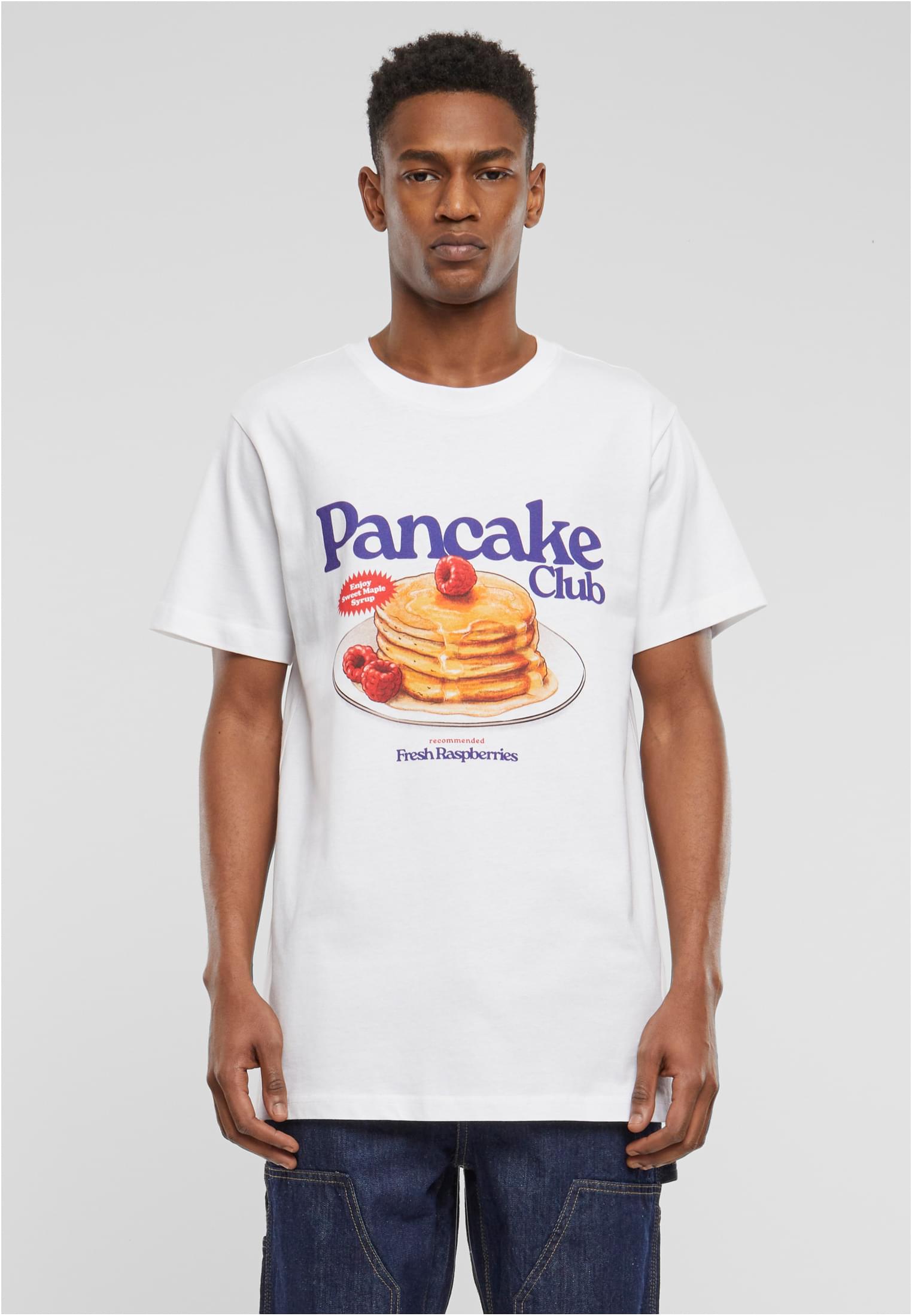 Men's T-shirt Pancake Club White