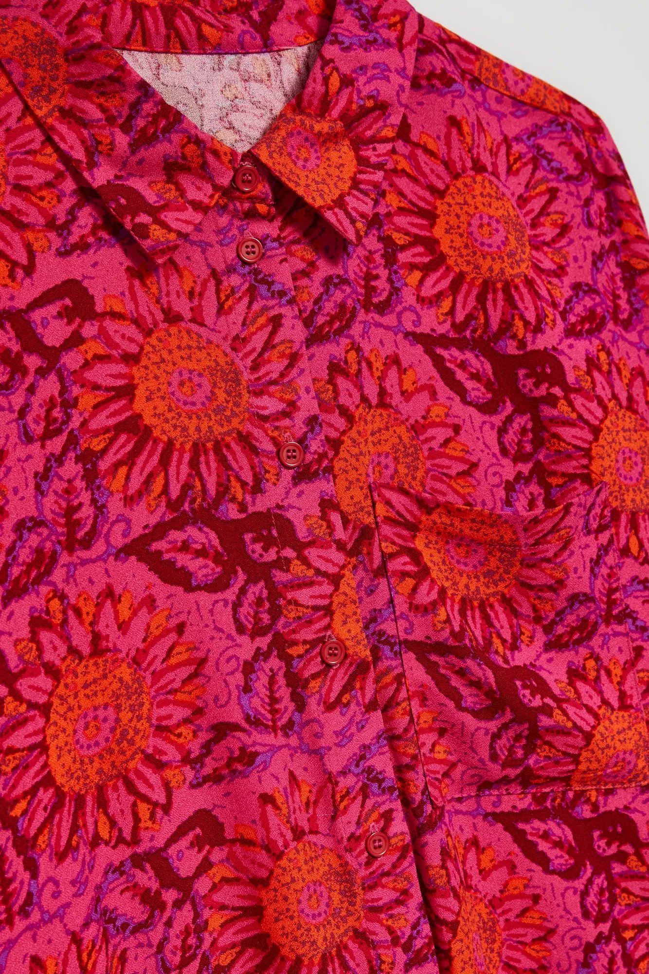 Women's shirt MOODO - dark pink