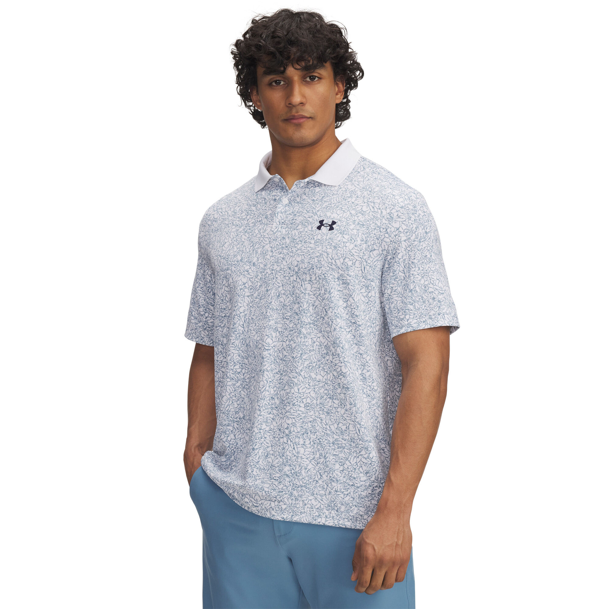 Mens polo shirt Under Armour Matchplay Printed Polo