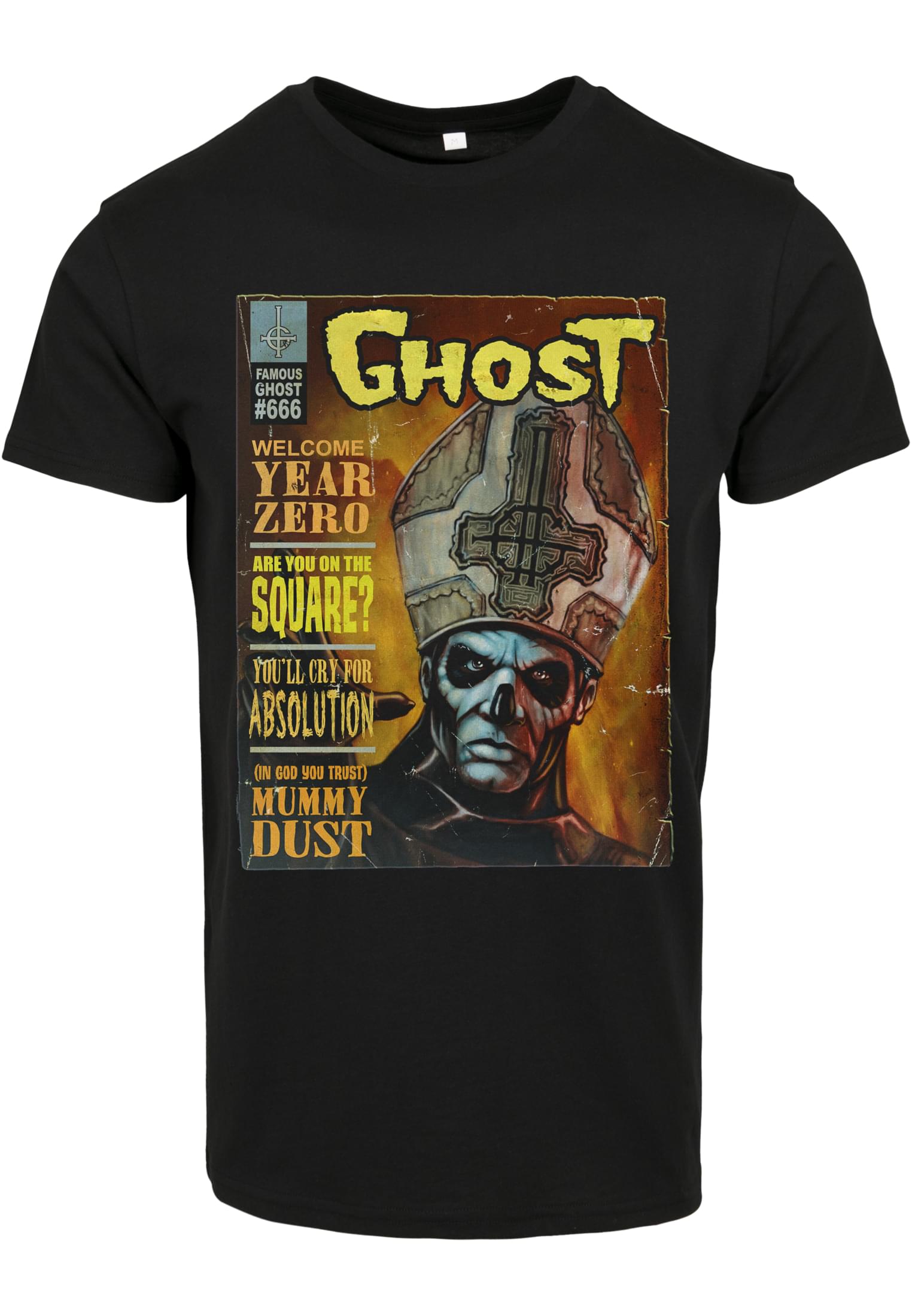 Levně Černé tričko Ghost Ghost Mag