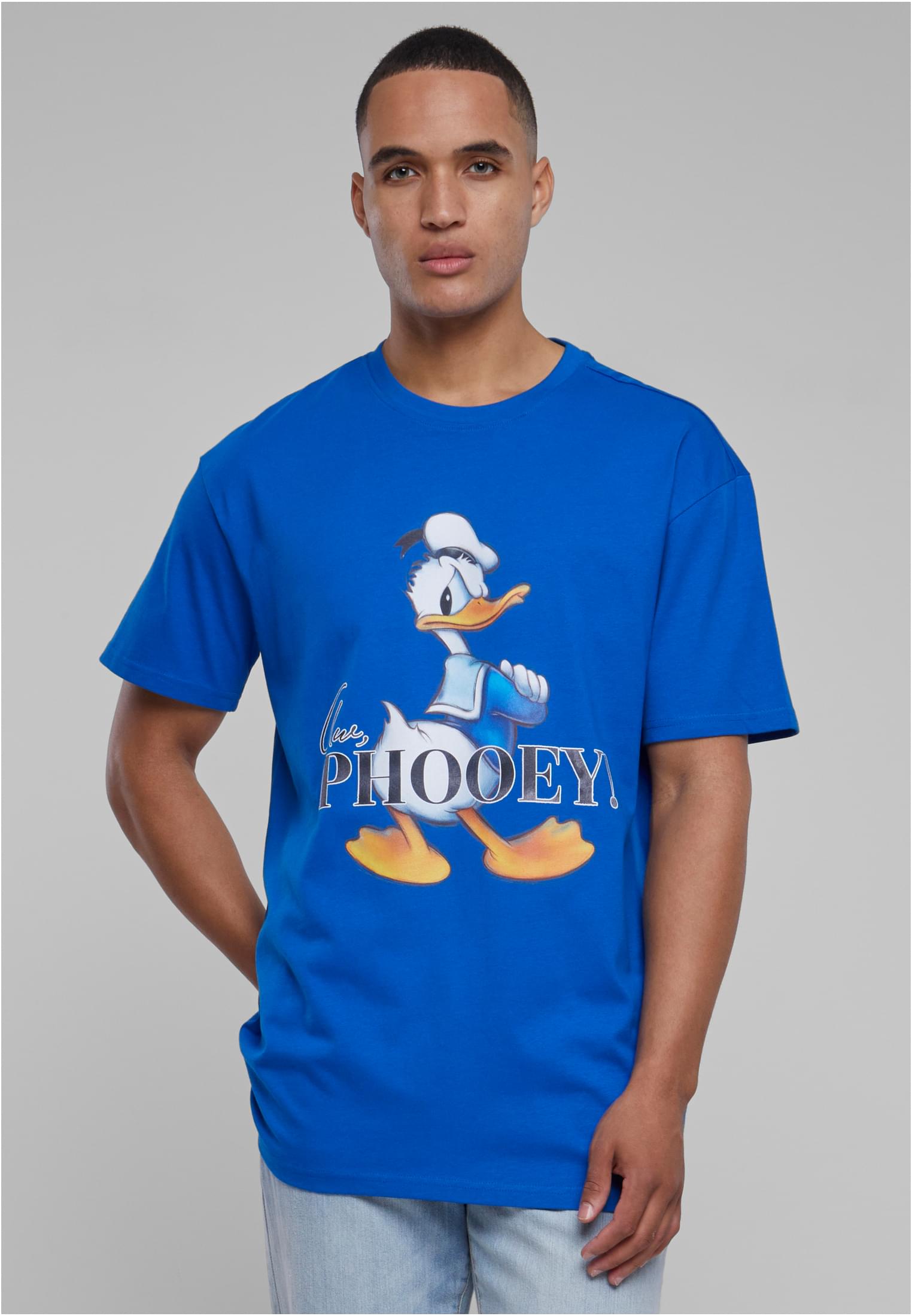 Disney 100 Donald Phooey Oversize Men's T-Shirt Blue