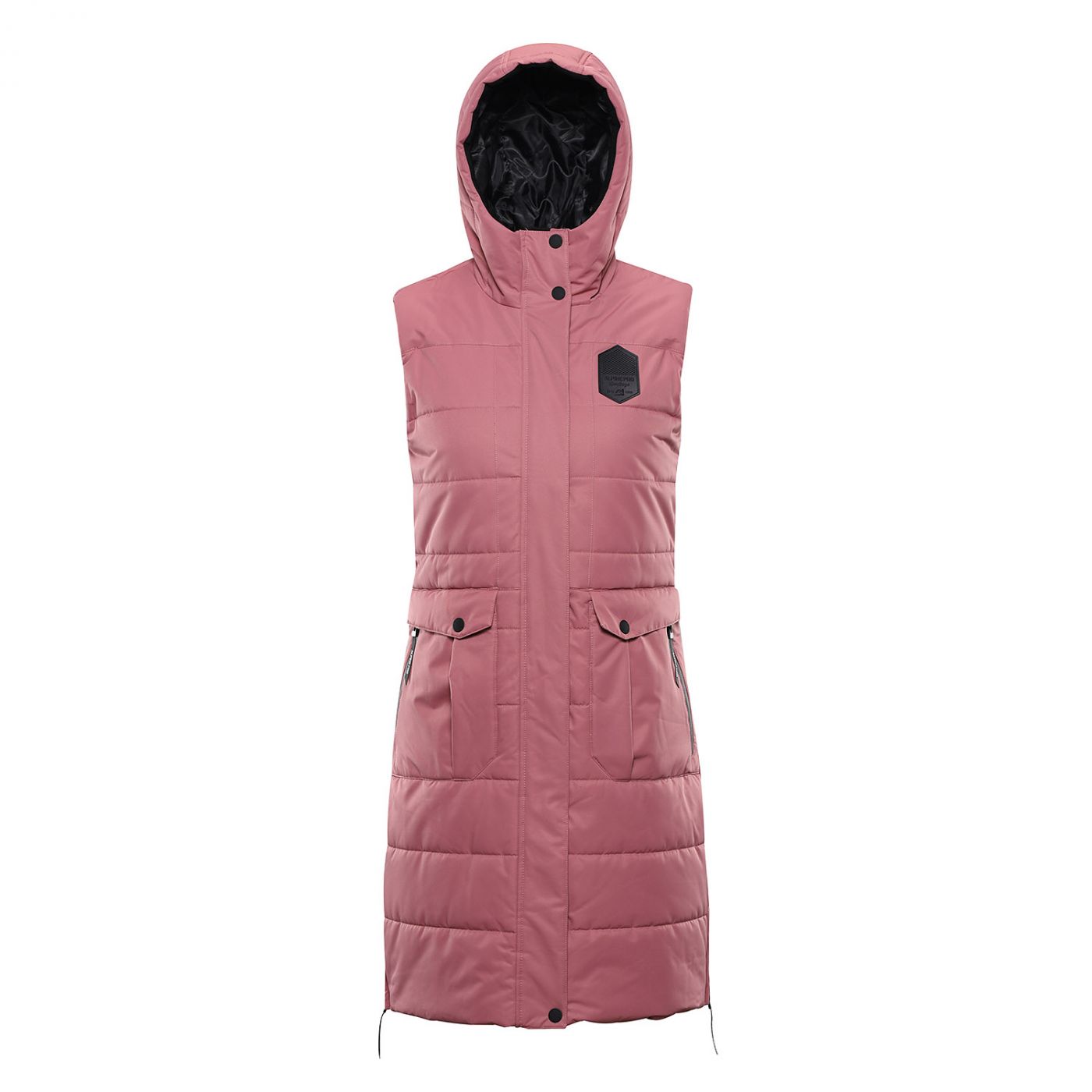 Women's Vest With Ptx Membrane ALPINE PRO HARDA Dusty Rose