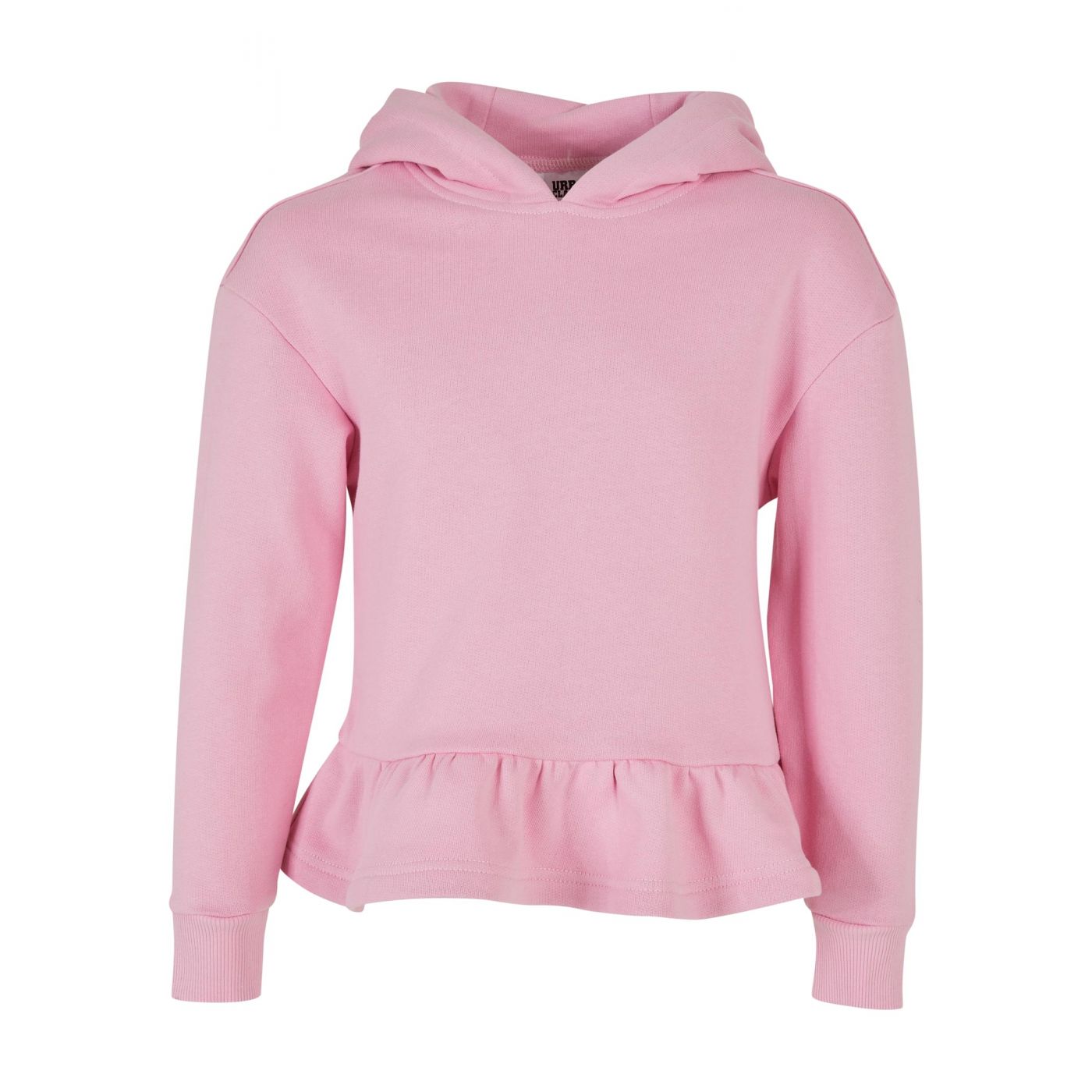 Girls Organic Volants Hoody Girlypink