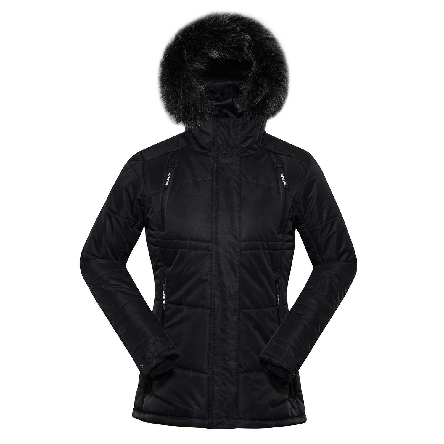 Women's Jacket With Membrane ALPINE PRO MOLIDA Black