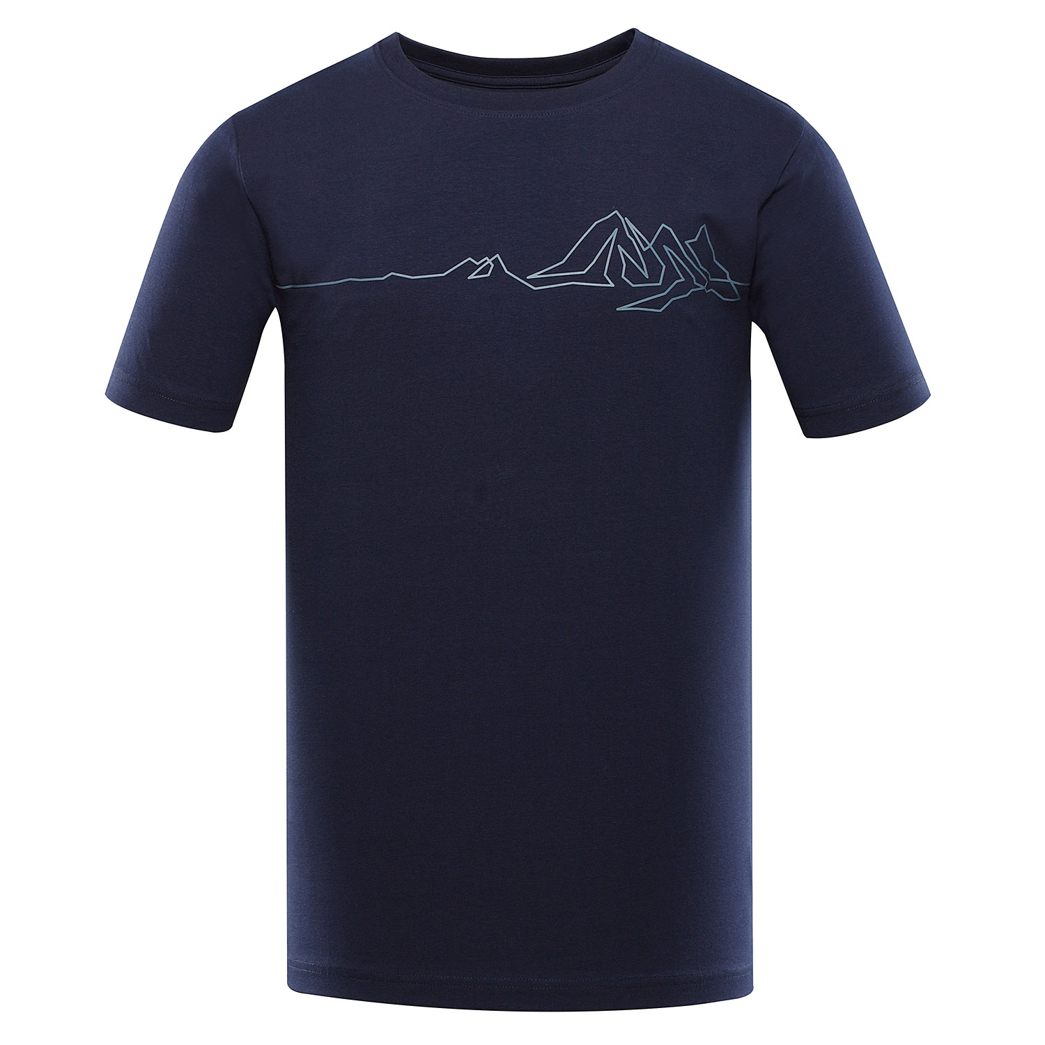 Men's cotton T-shirt ALPINE PRO NORD mood indigo variant pb