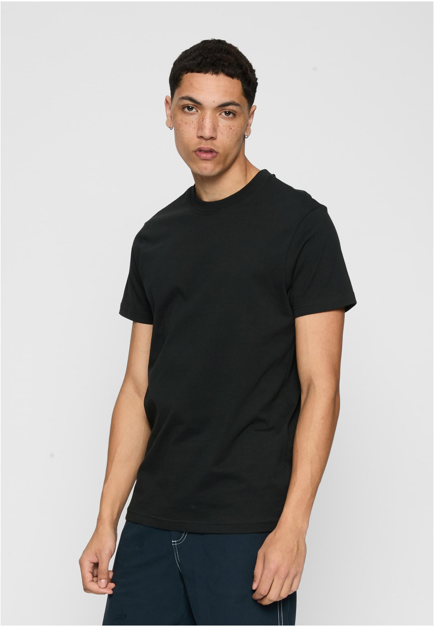 Basic T-shirt 6-pack blk/blk/blk/blk/blk/blk